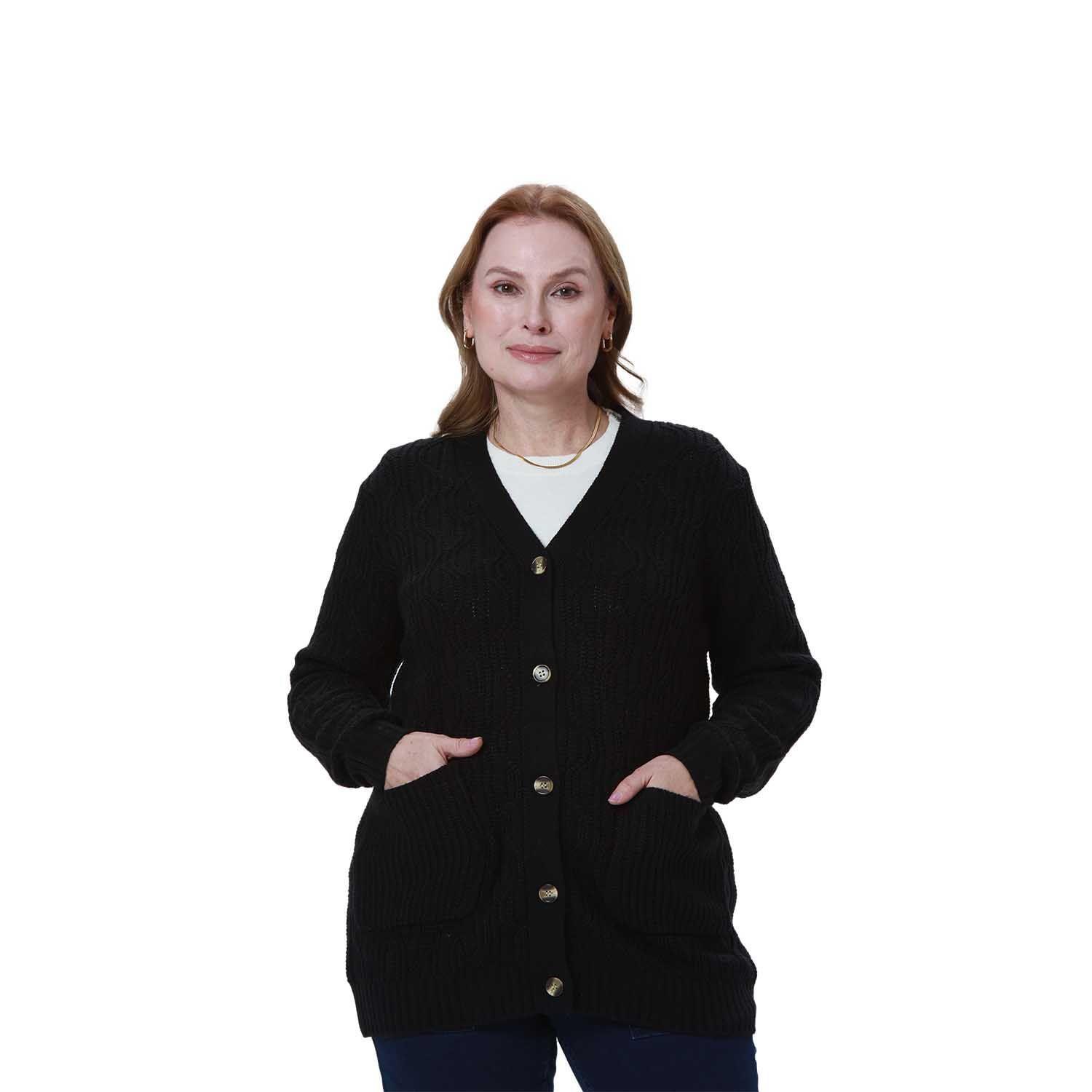 Sweater Mujer Tapado Negro Ii-0