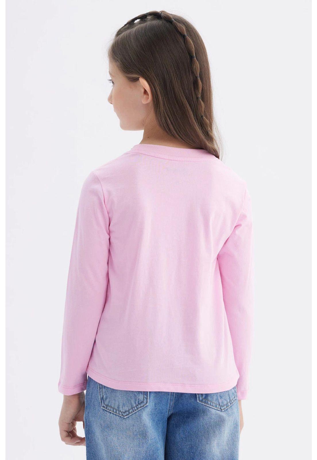 Polera Niña Stitch Rosado-2