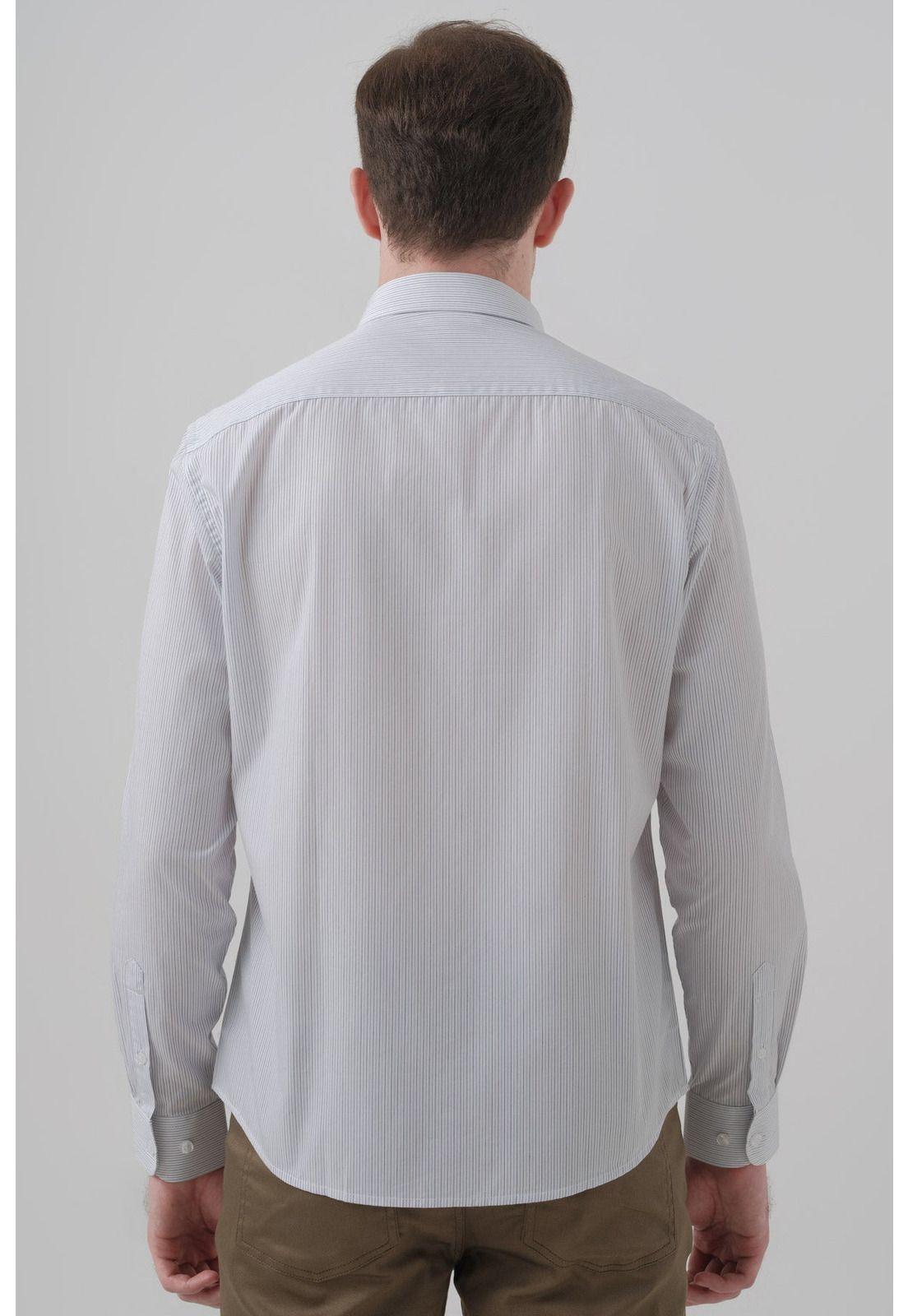 Camisa Hombre Regular Azul - ll-2