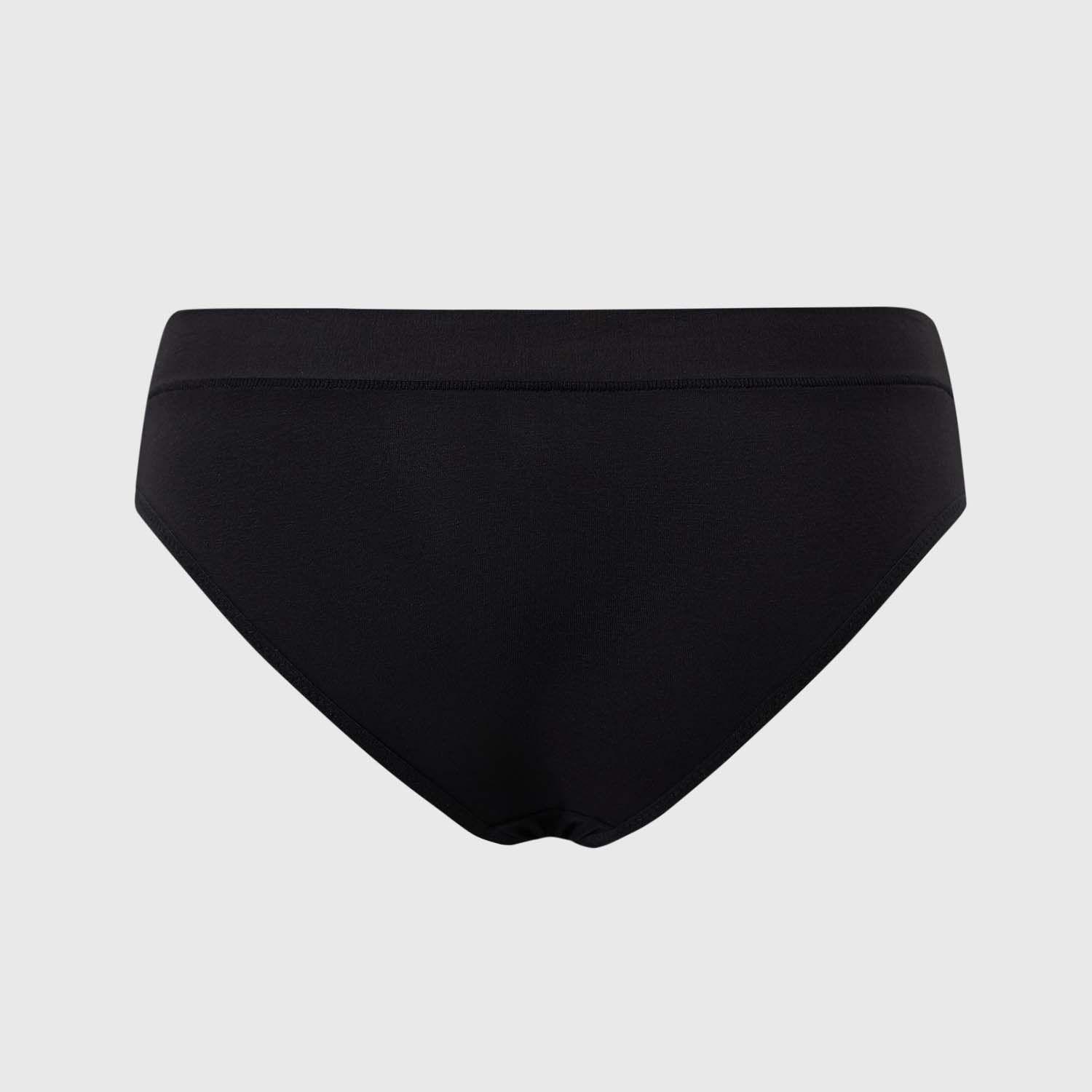 Calzón Mujer Bikini Sin Costura Negro-1