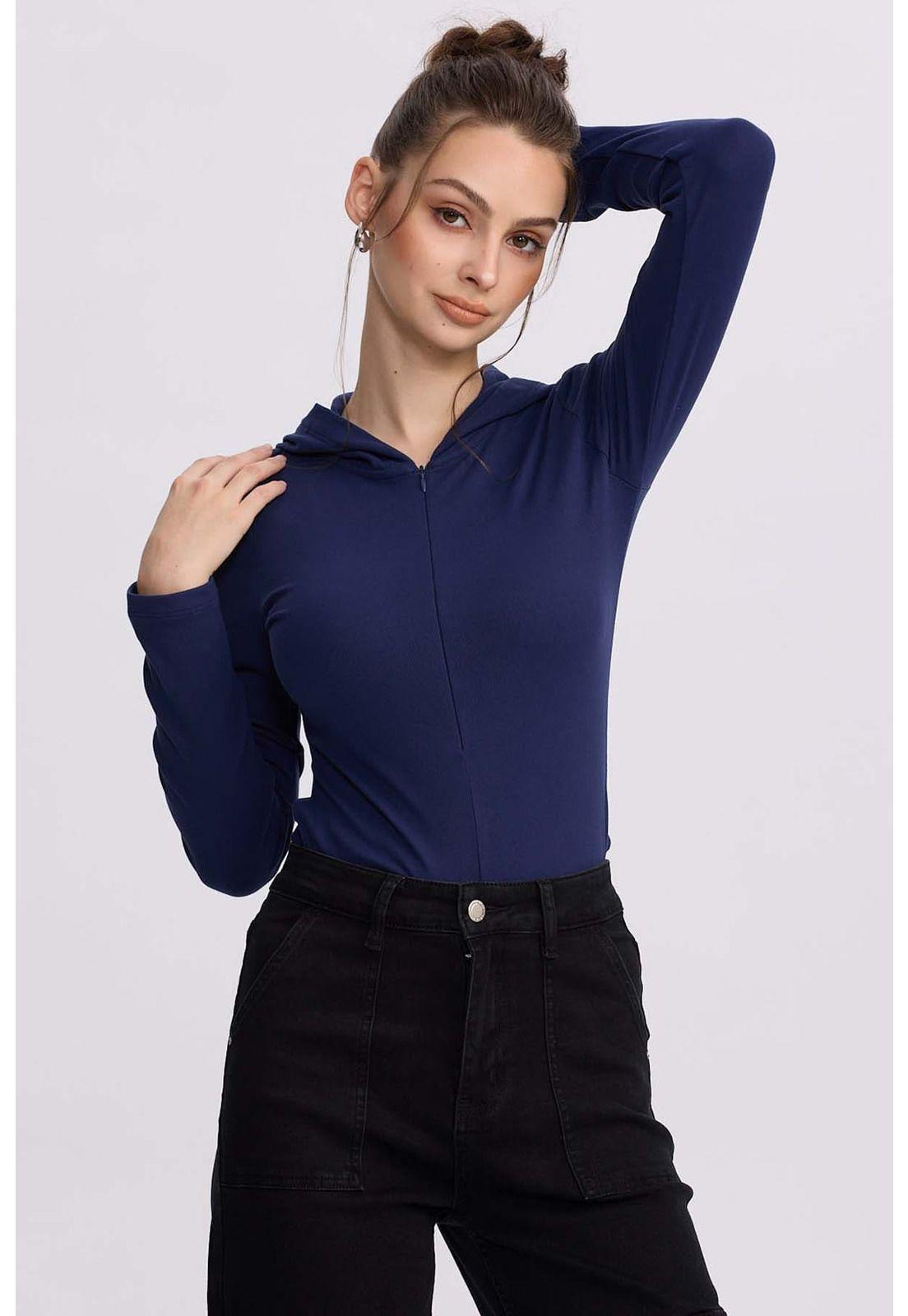 Polera Mujer Body Azul-0