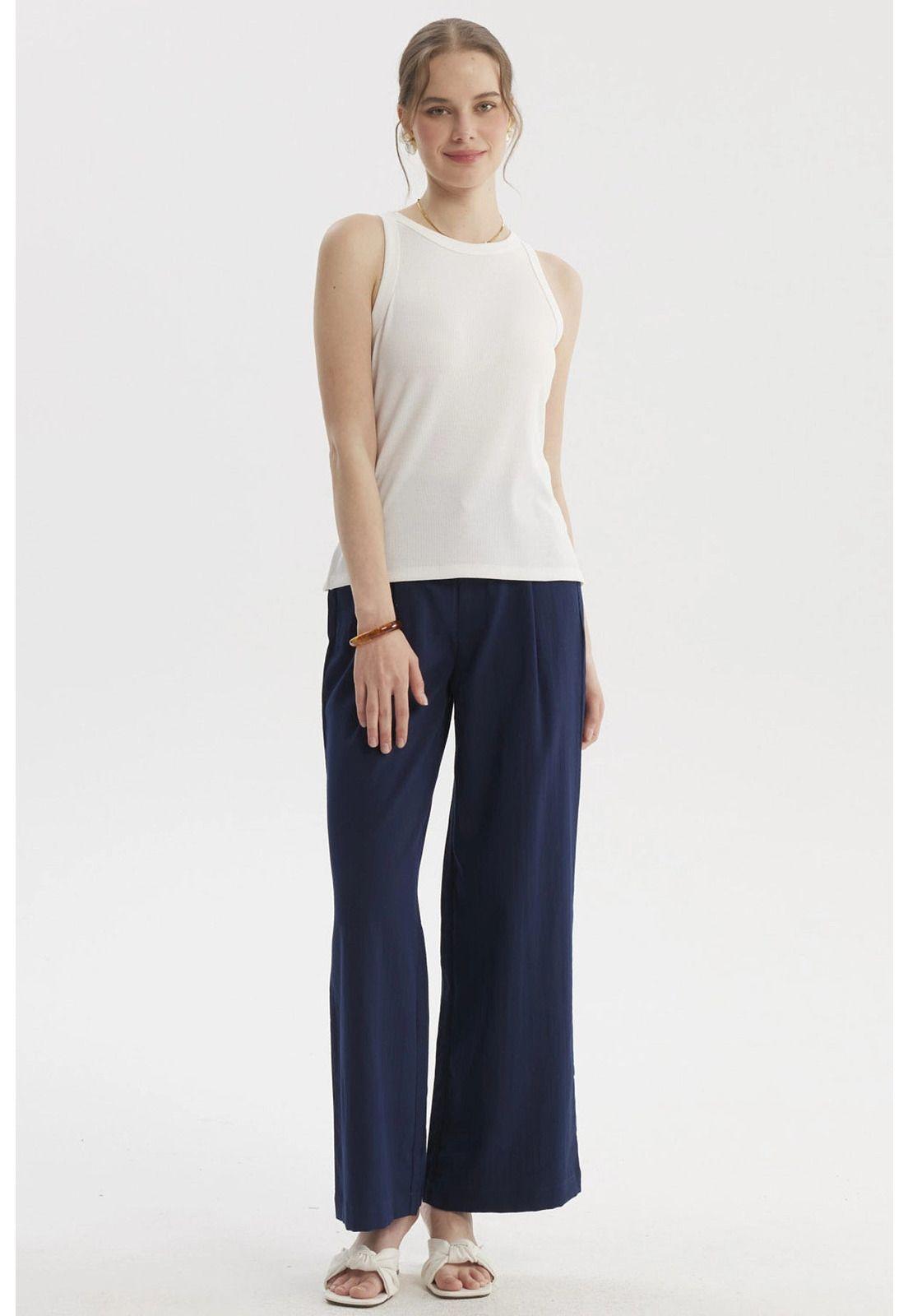 Polera Mujer Con Bote Pabilo Rib Crudo-3