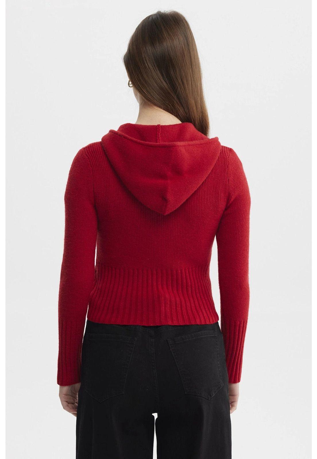 Sweater Mujer Juvenil Rojo-2