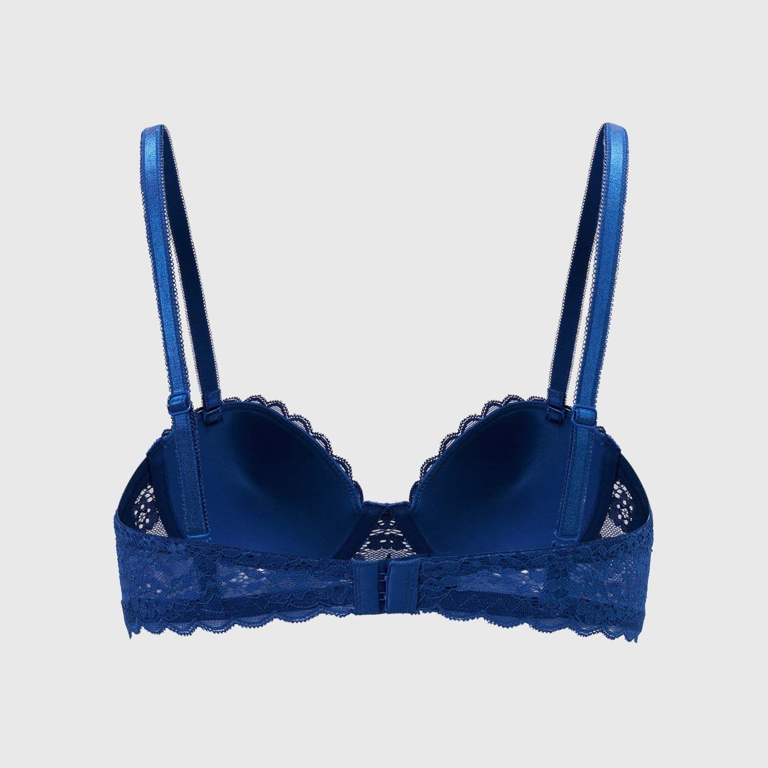 Sostén Mujer Strapless Encaje Azul Fashion's Park-1