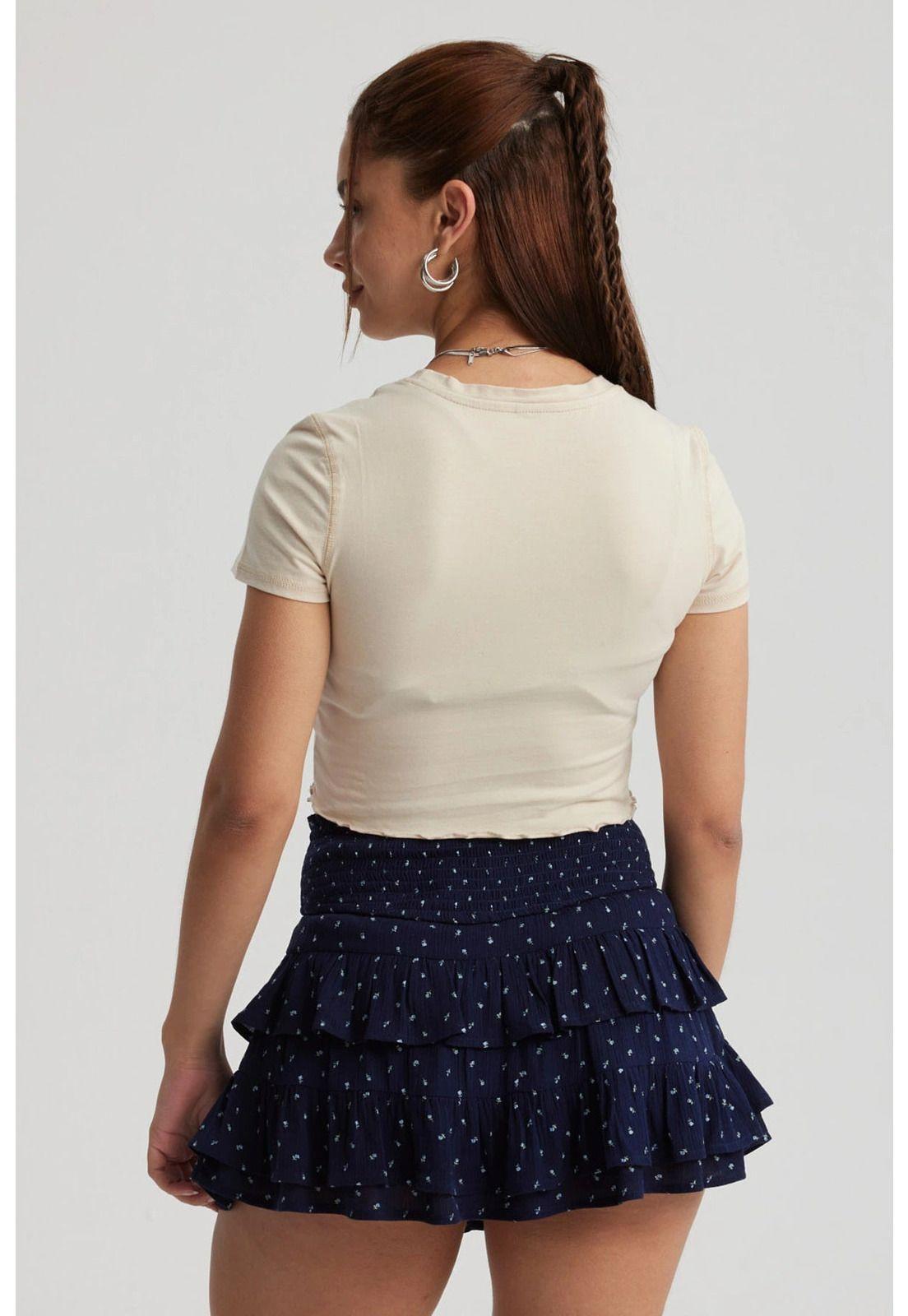 Polera Mujer Juvenil Beige Claro-2