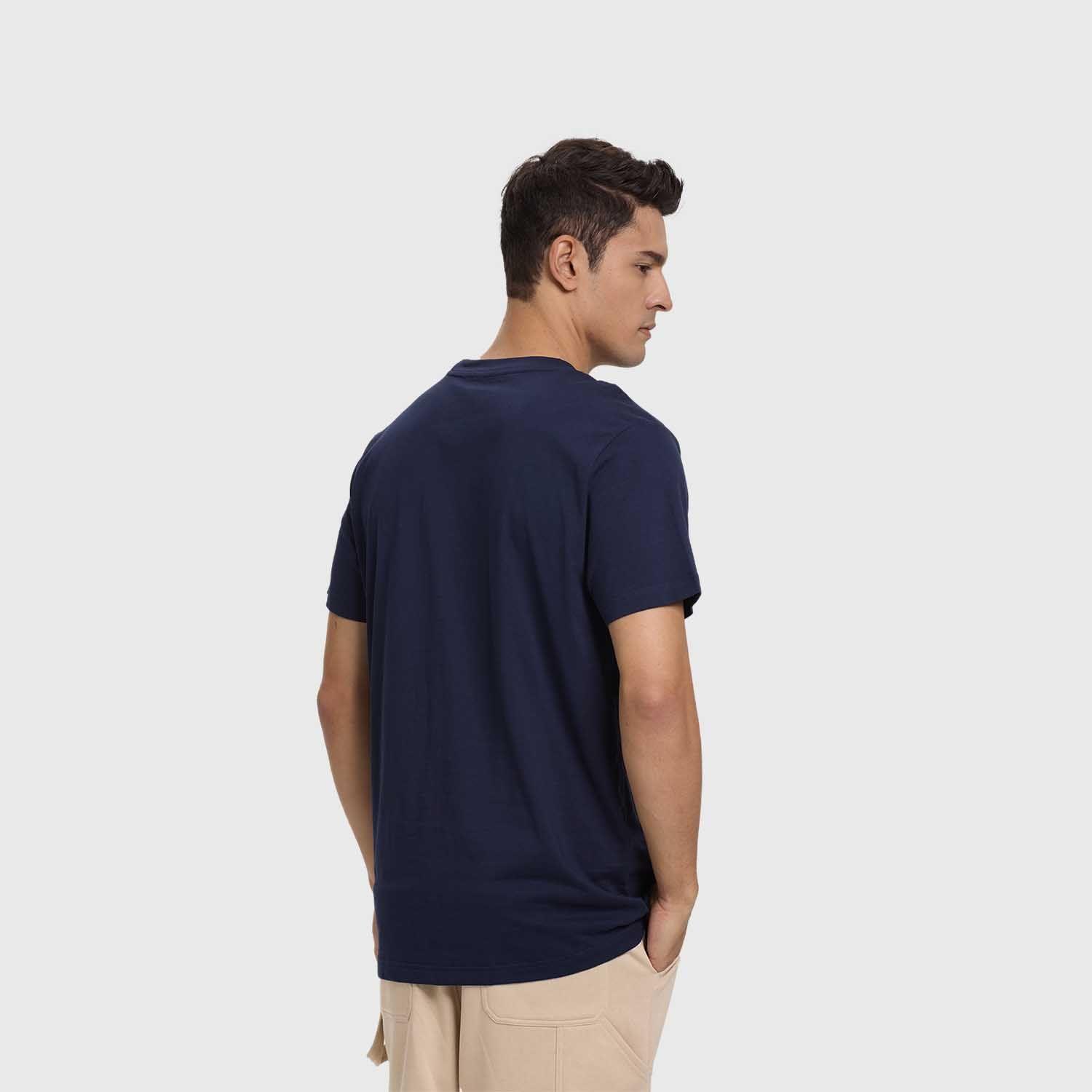 Polera Hombre Print Acid Wash Azul Oscuro Fashion's Park-2
