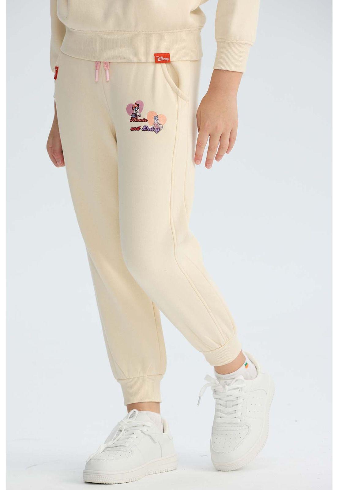 Pantalón Buzo Niña Jogger Minie Beige-2