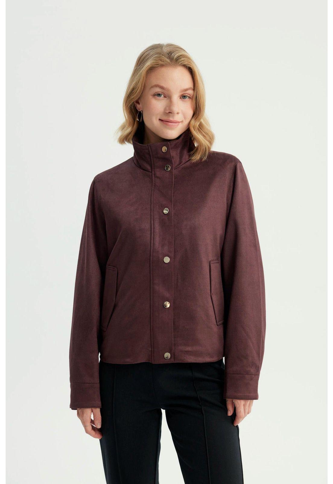 Chaqueta Mujer Regular Vino - ll-0