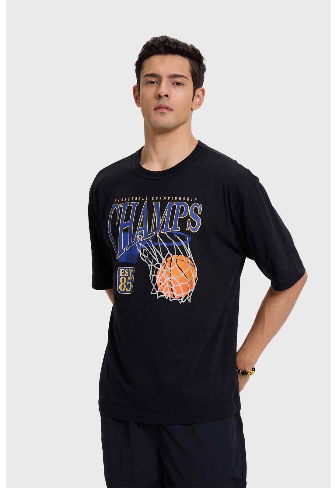 Polera Hombre Negro - VI-1