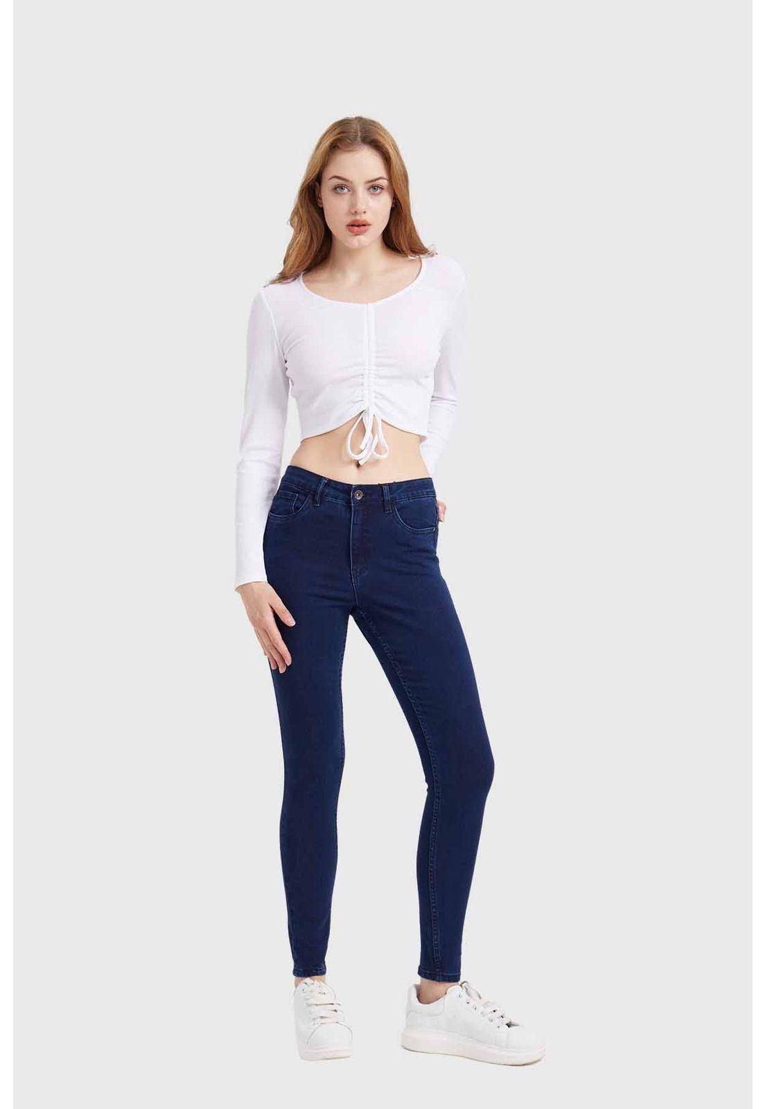 Jeans Mujer Skinny Emilia Azul - lV-3