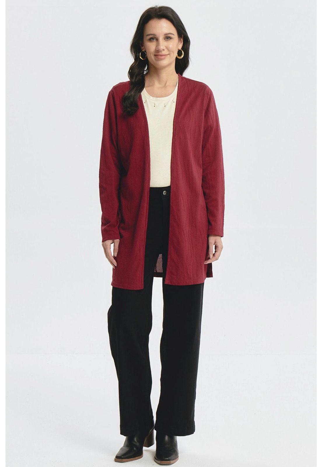 Polera Mujer Slim Rojo - lV-3