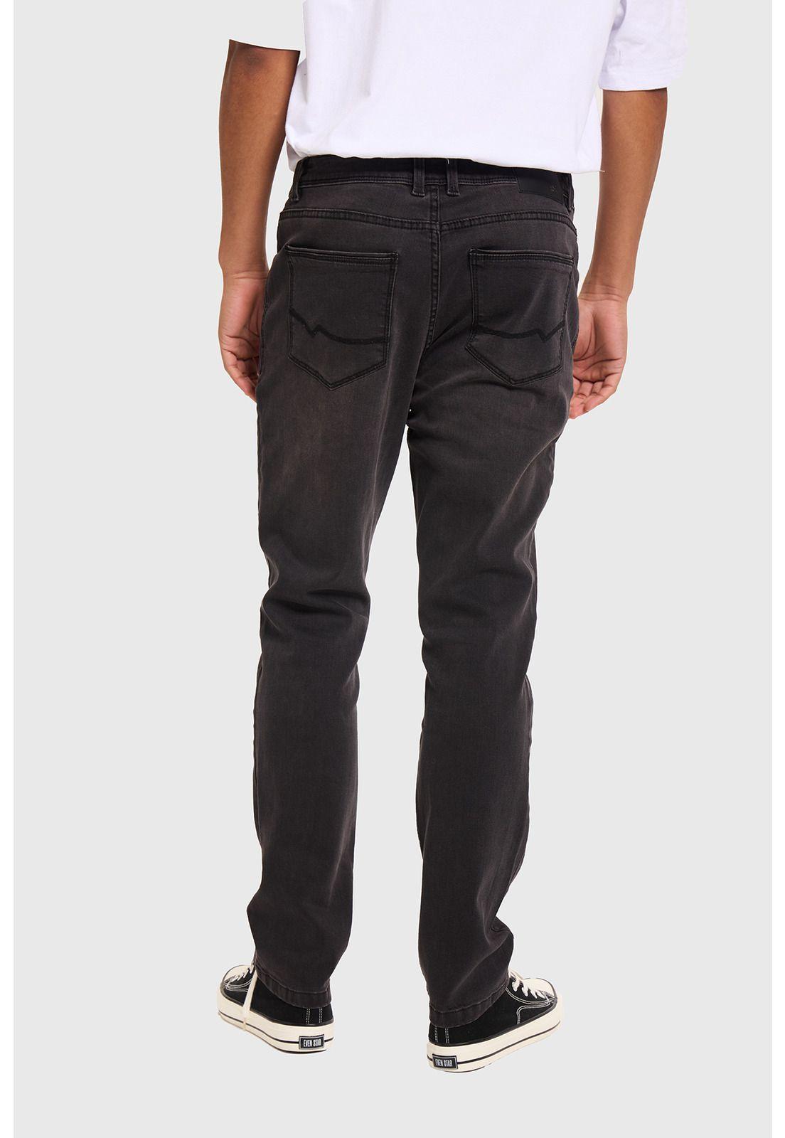 Jeans Hombre Slim 703 Negro-2