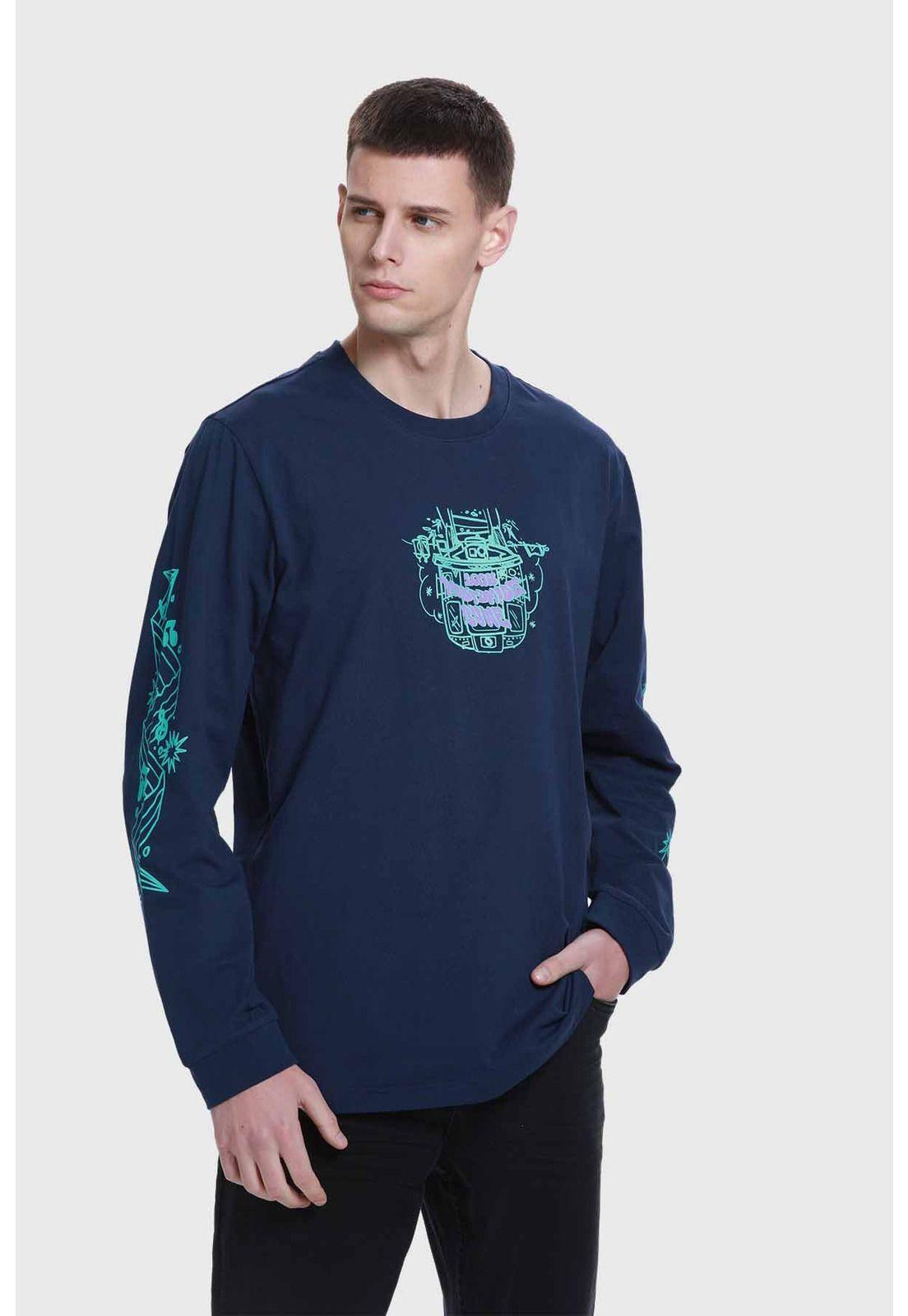 Polera Hombre Azul - lll-1