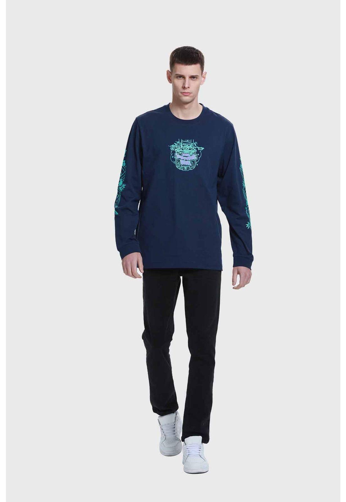 Polera Hombre Azul - lll-3