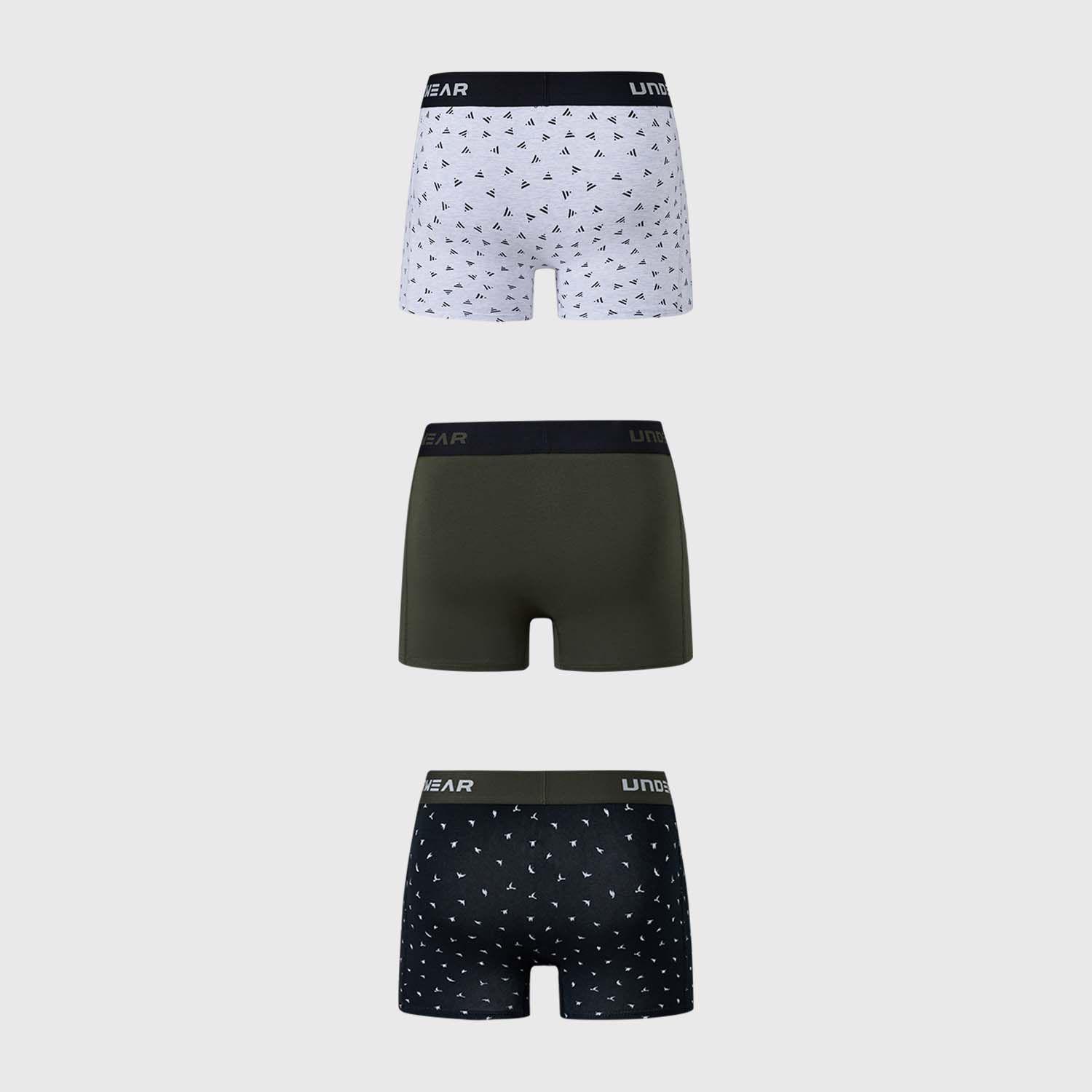 Boxer Hombre Tripack Liso Verde Fashion's Park-1