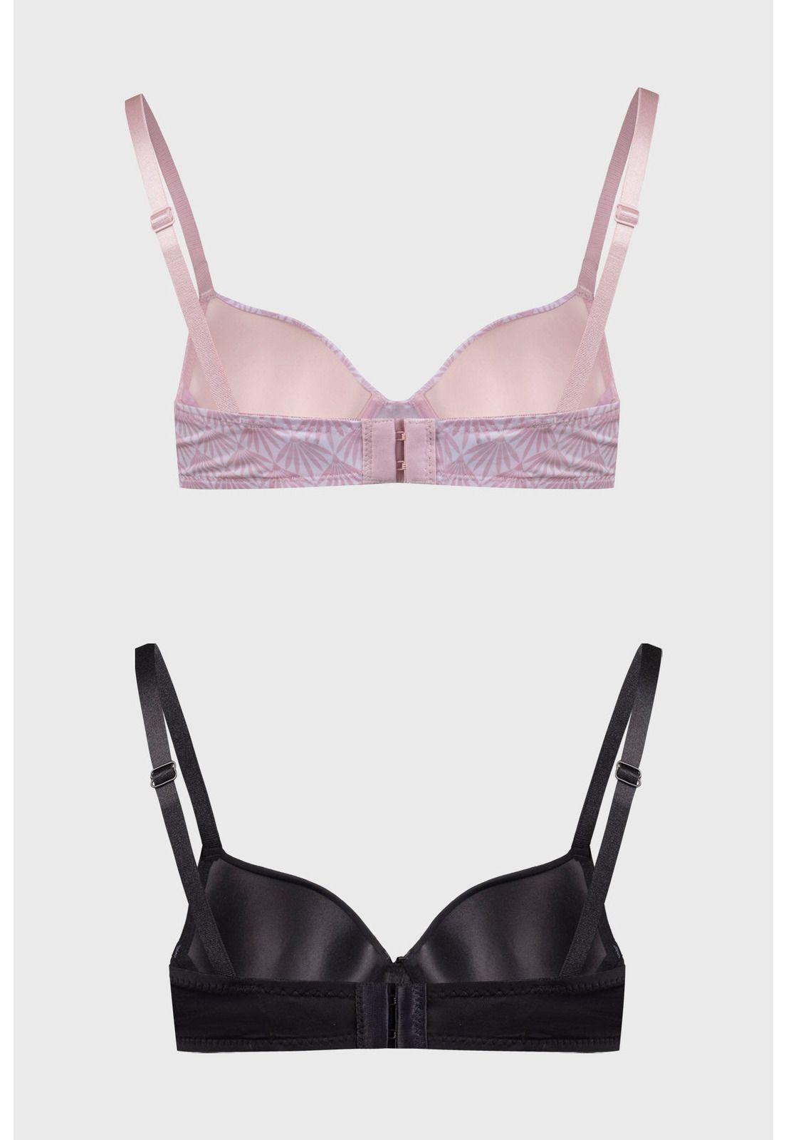 Sostén Mujer Bipack Copa Soft Estampado Palo Rosa-1