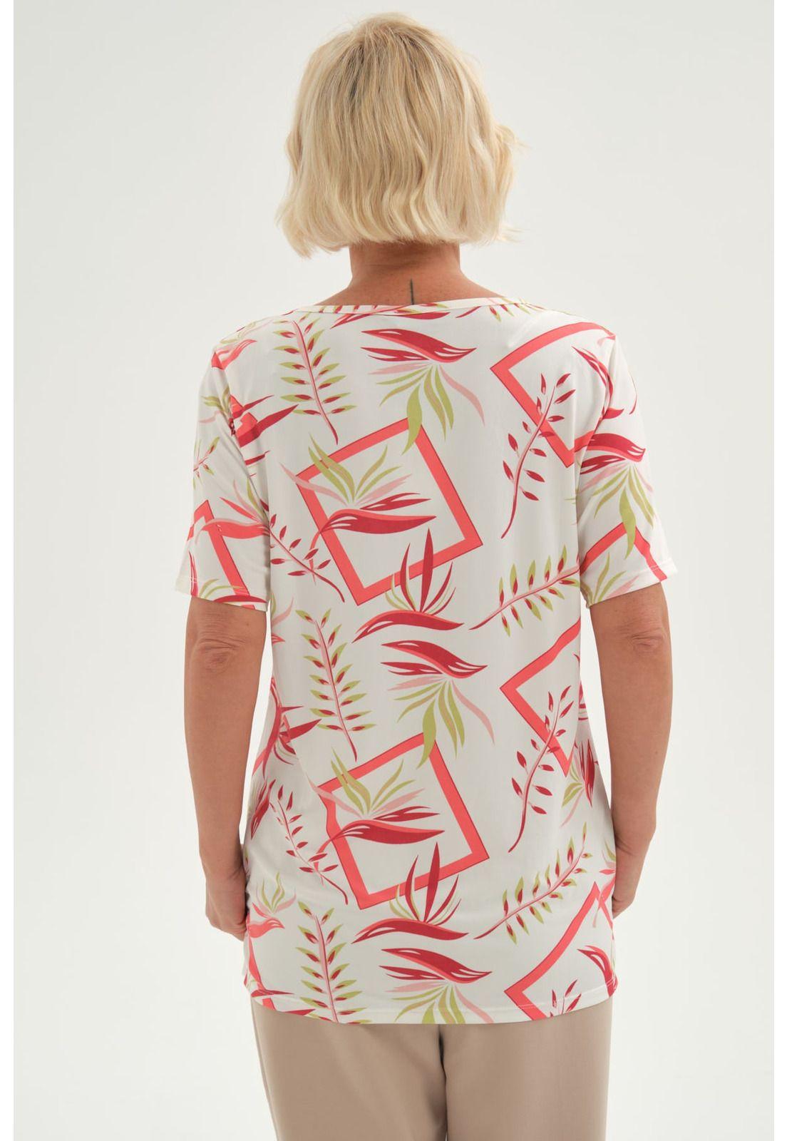 Polera Mujer Full Estampado Aplicación Crudo-2