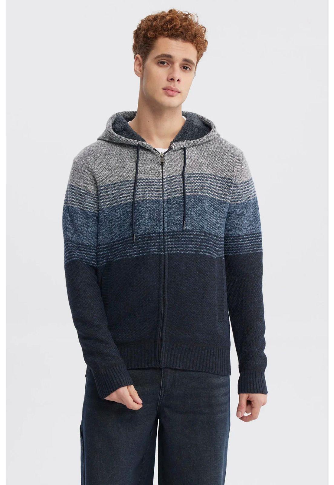 Sweater Hombre Slim Azul-0