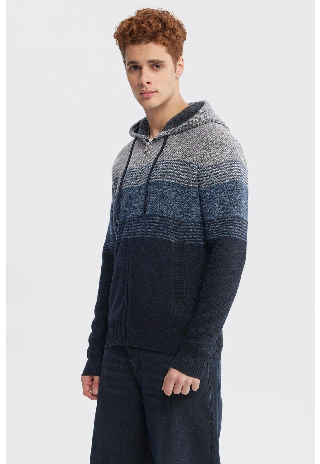 Sweater Hombre Slim Azul-1