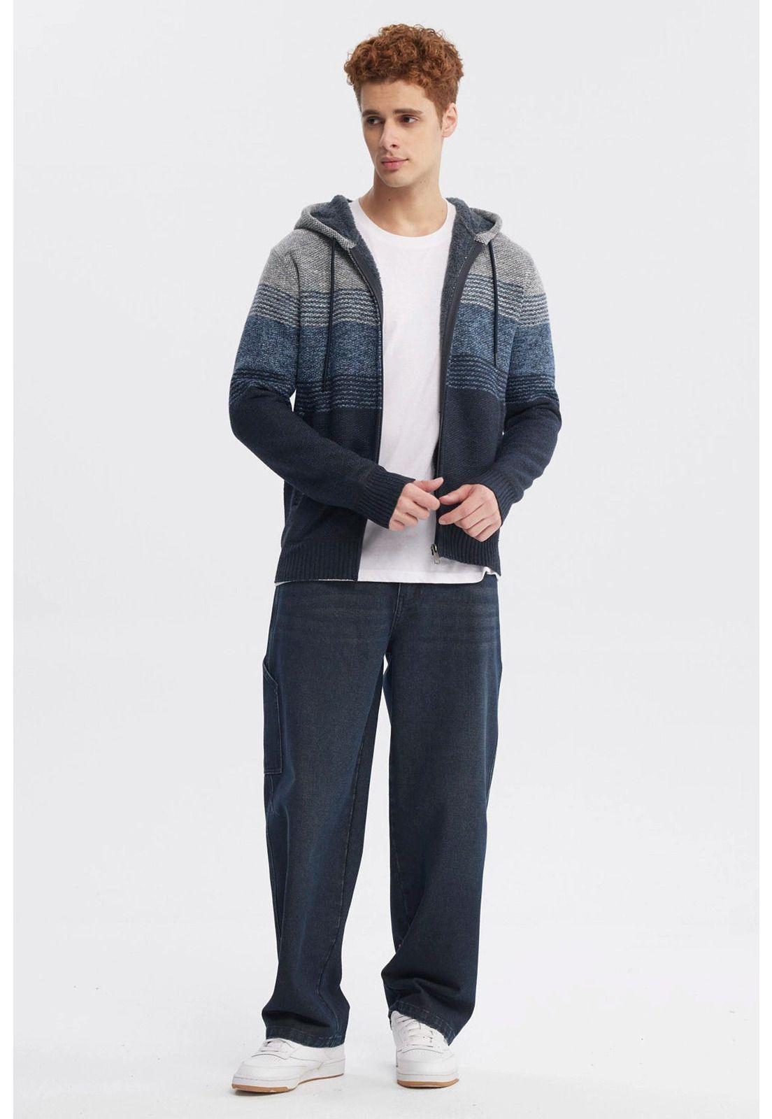 Sweater Hombre Slim Azul-3