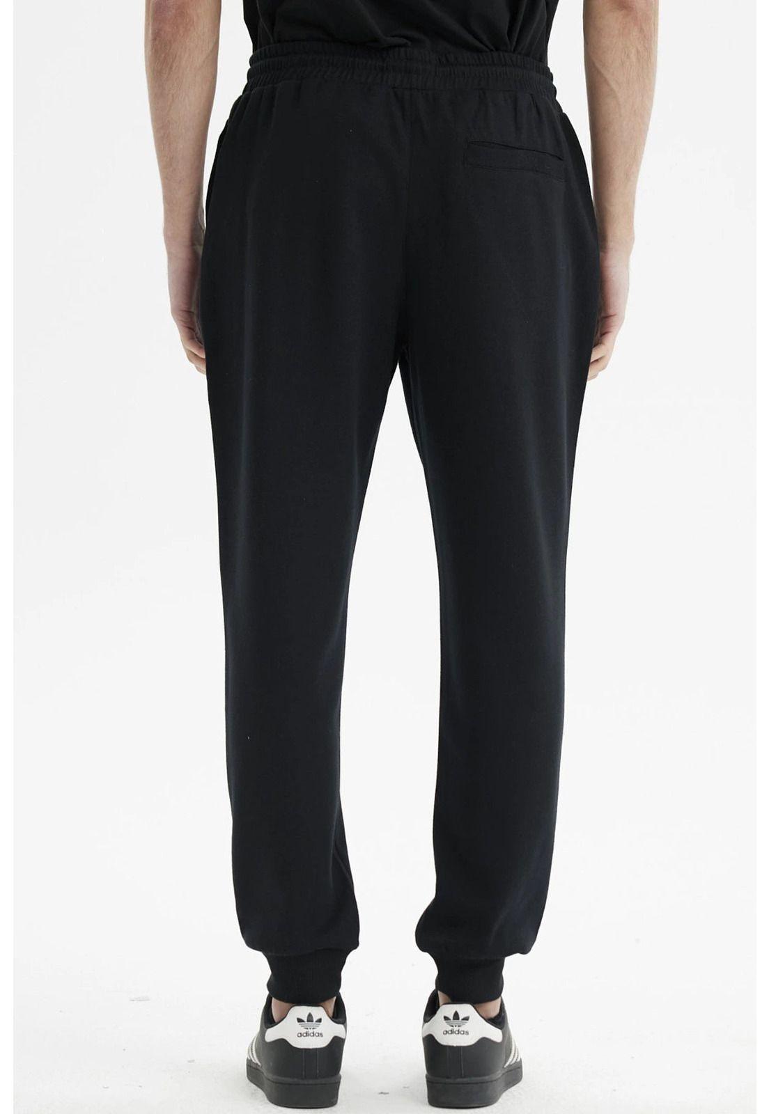 Pantalón Buzo Hombre Jogger Básico Negro - V-2