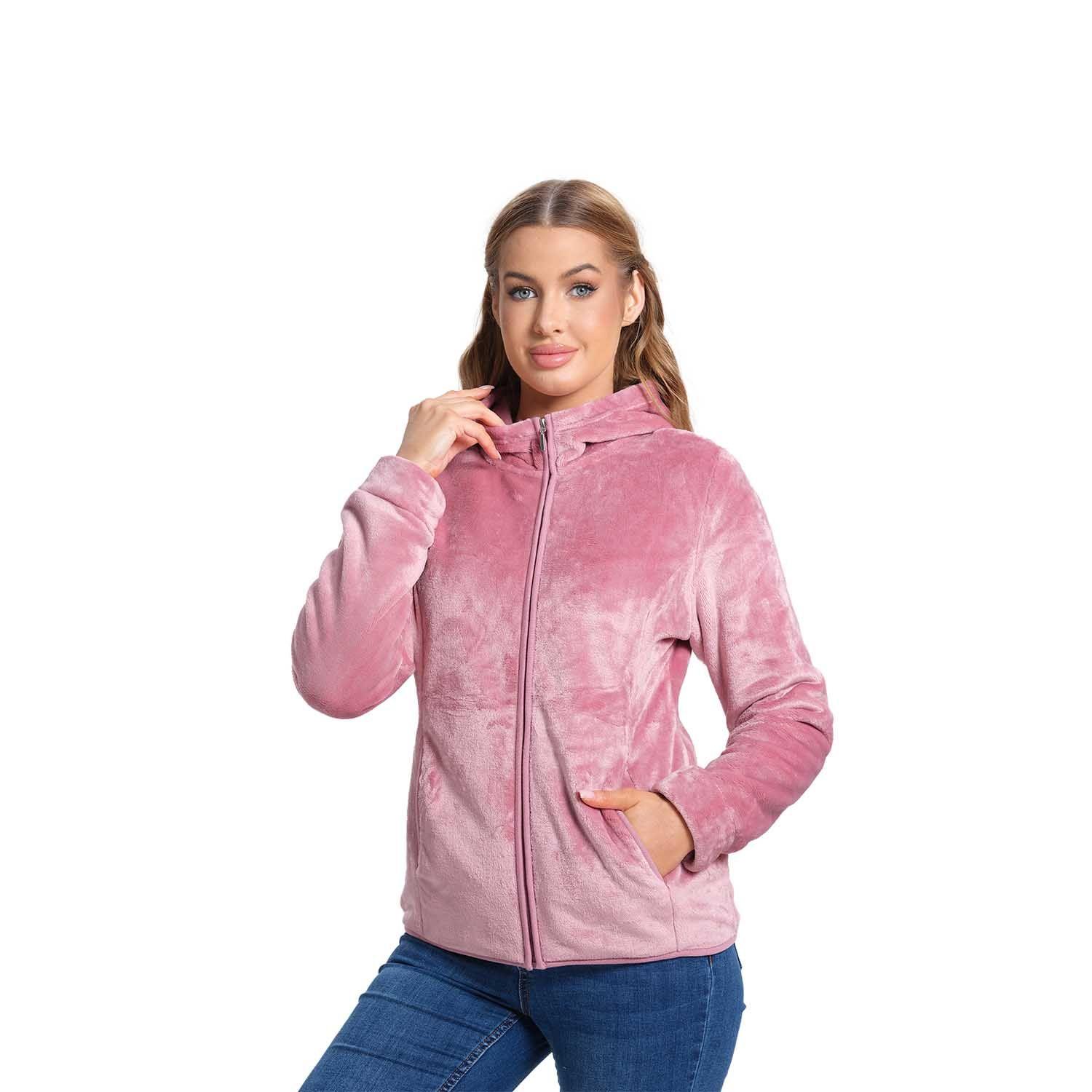 Polar Mujer Básico Full Zipper Lila-0