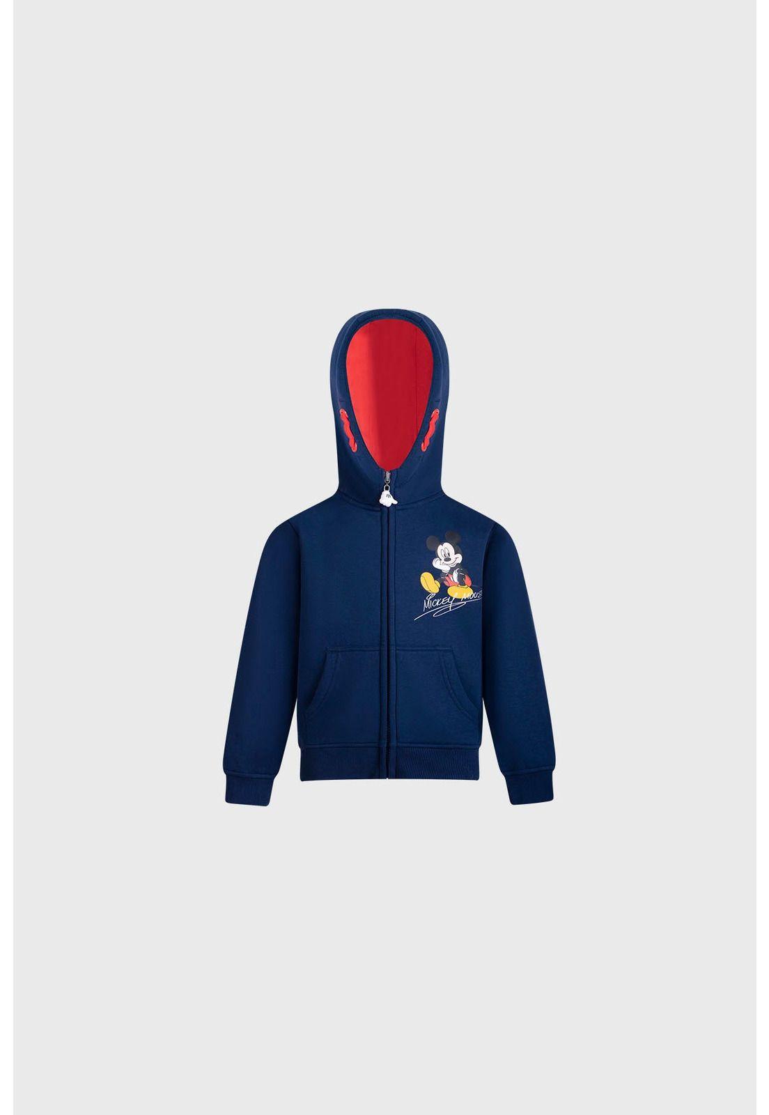 Polerón Niño Mickey Azul Marino-2