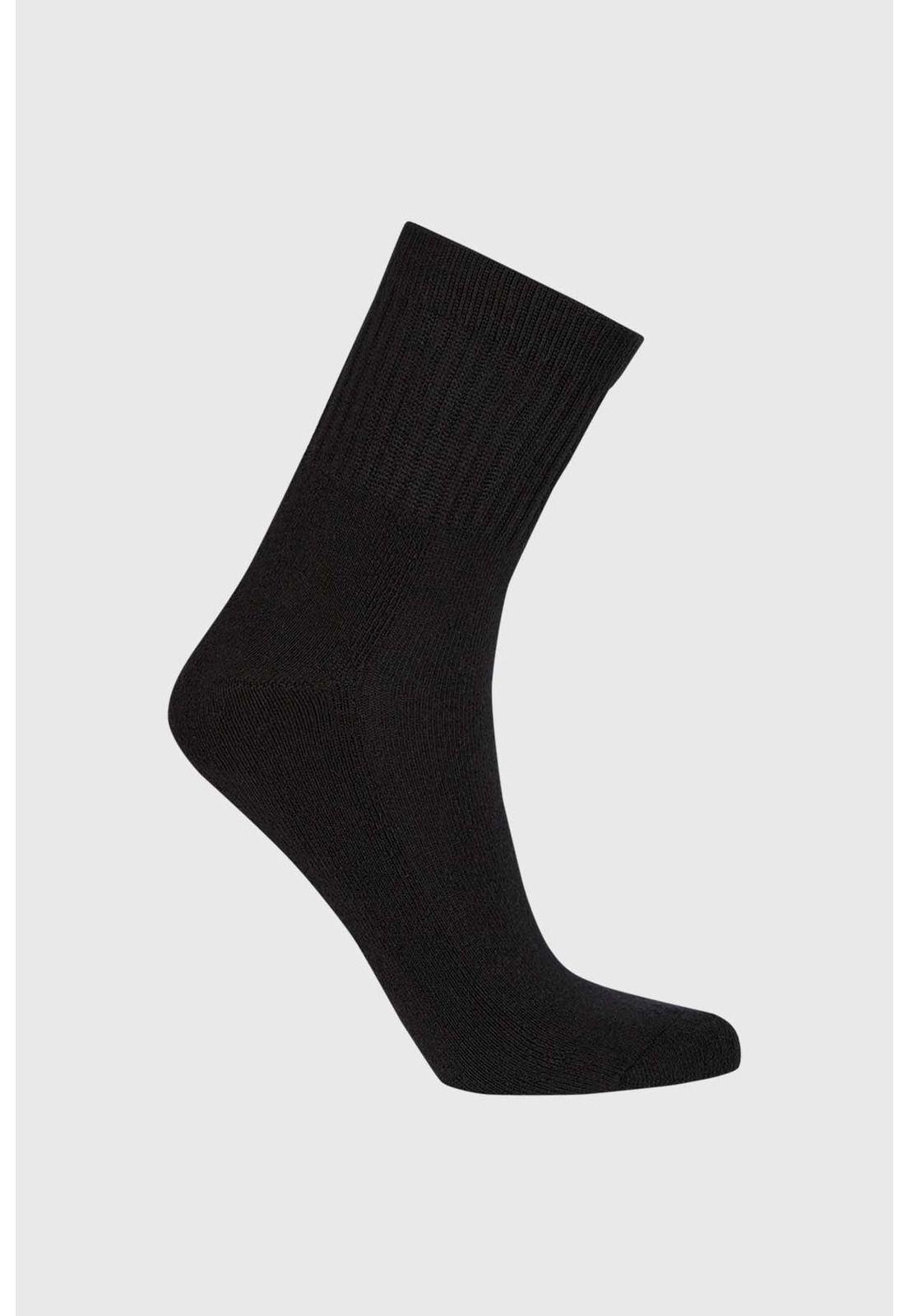 Calcetín De Vestir Hombre Tripack Negro - ll-0