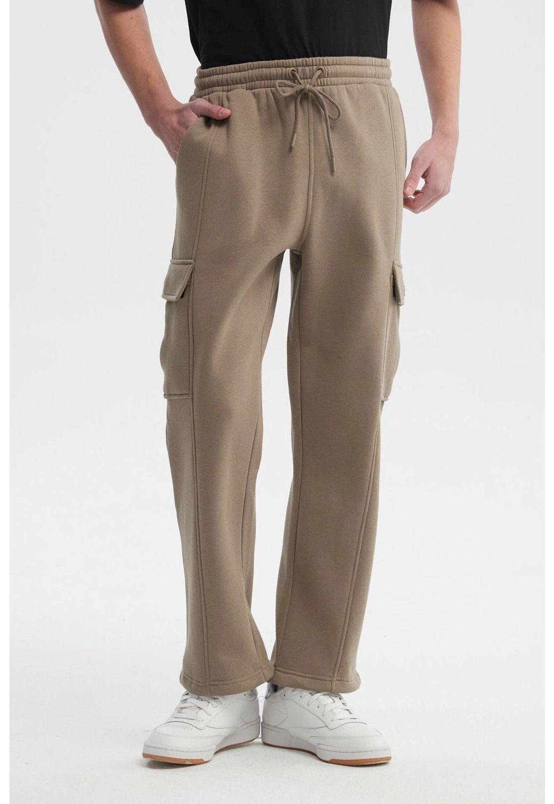 Pantalón Hombre Juvenil Calce Recto Café - lll-0