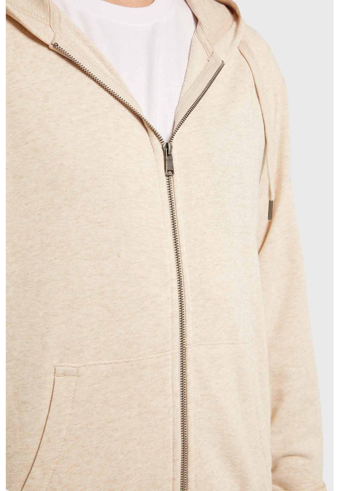 Polerón Hombre Básico Beige - lV-3