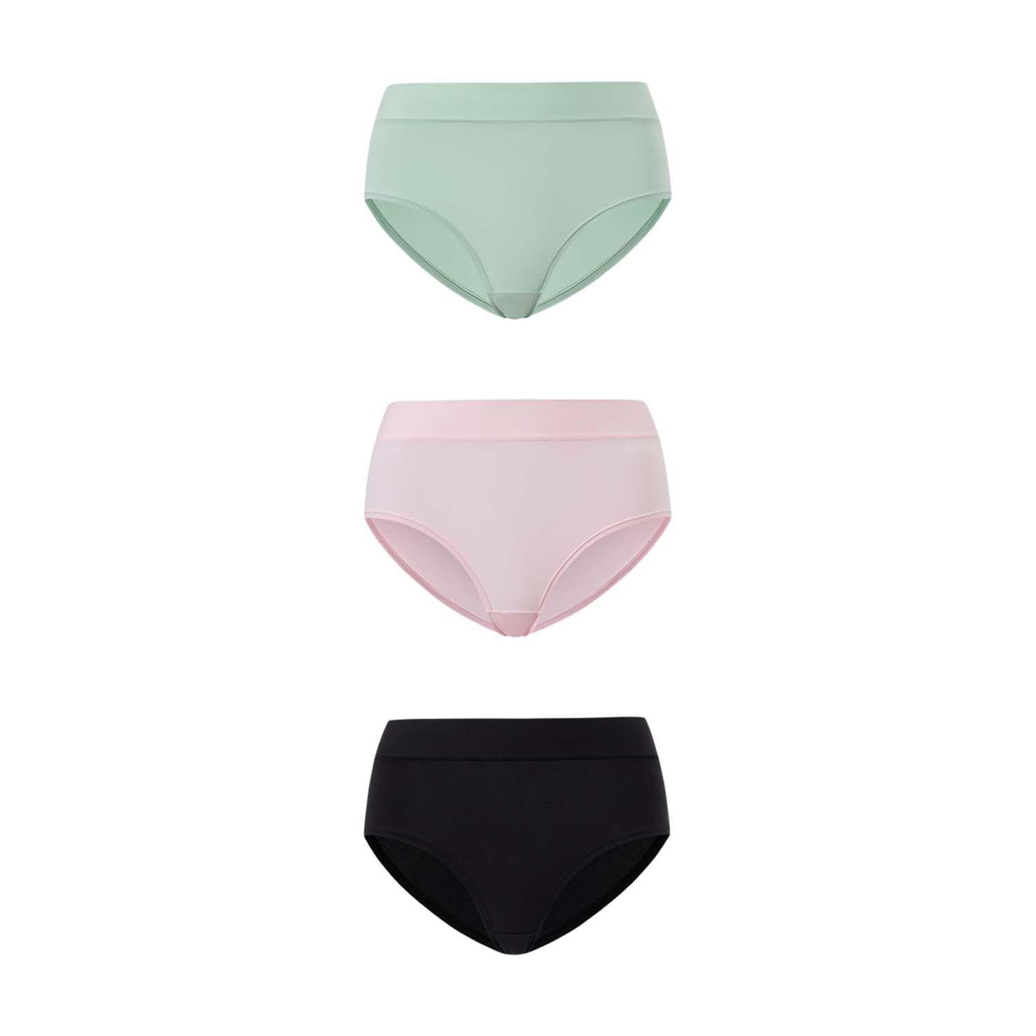 Calzón Mujer Tripack Bikini Algodón Menta I Fashion's Park-0