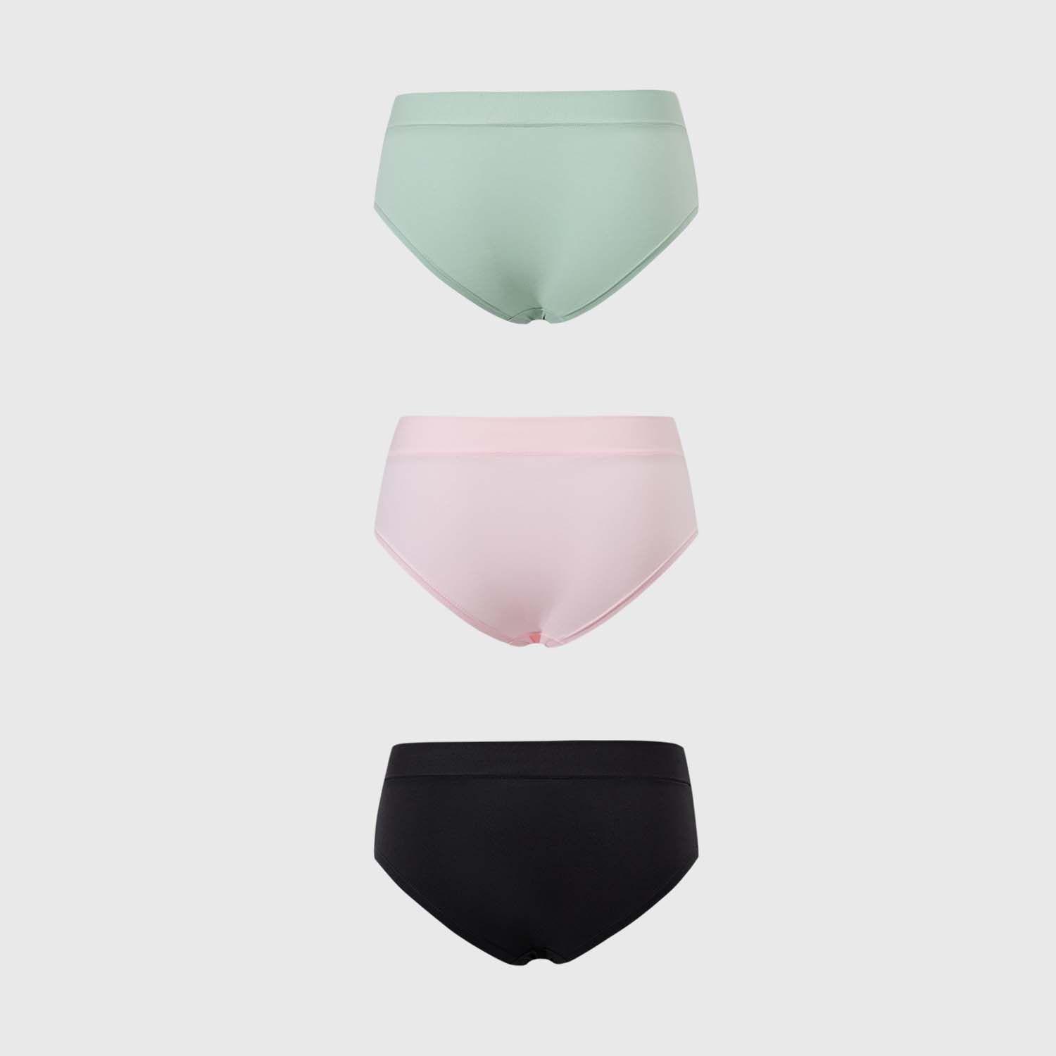 Calzón Mujer Tripack Bikini Algodón Menta I Fashion's Park-1