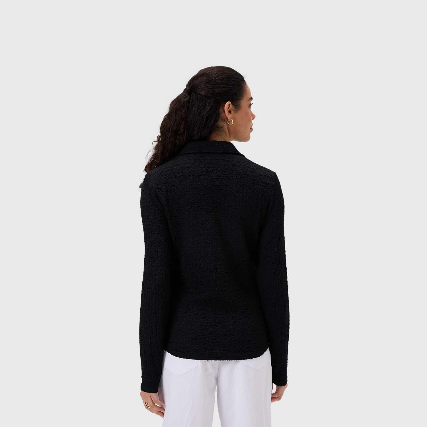 Blusa Mujer Abotonada Negro Fashion's Park-2