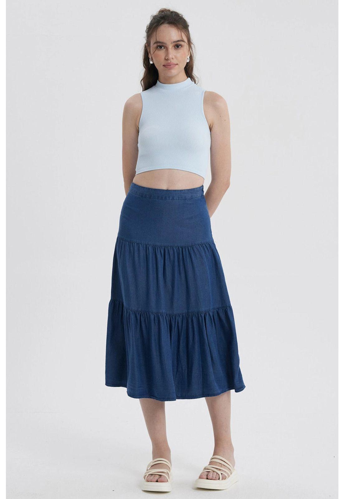 Peto Mujer Sin Costura Celeste Claro-3