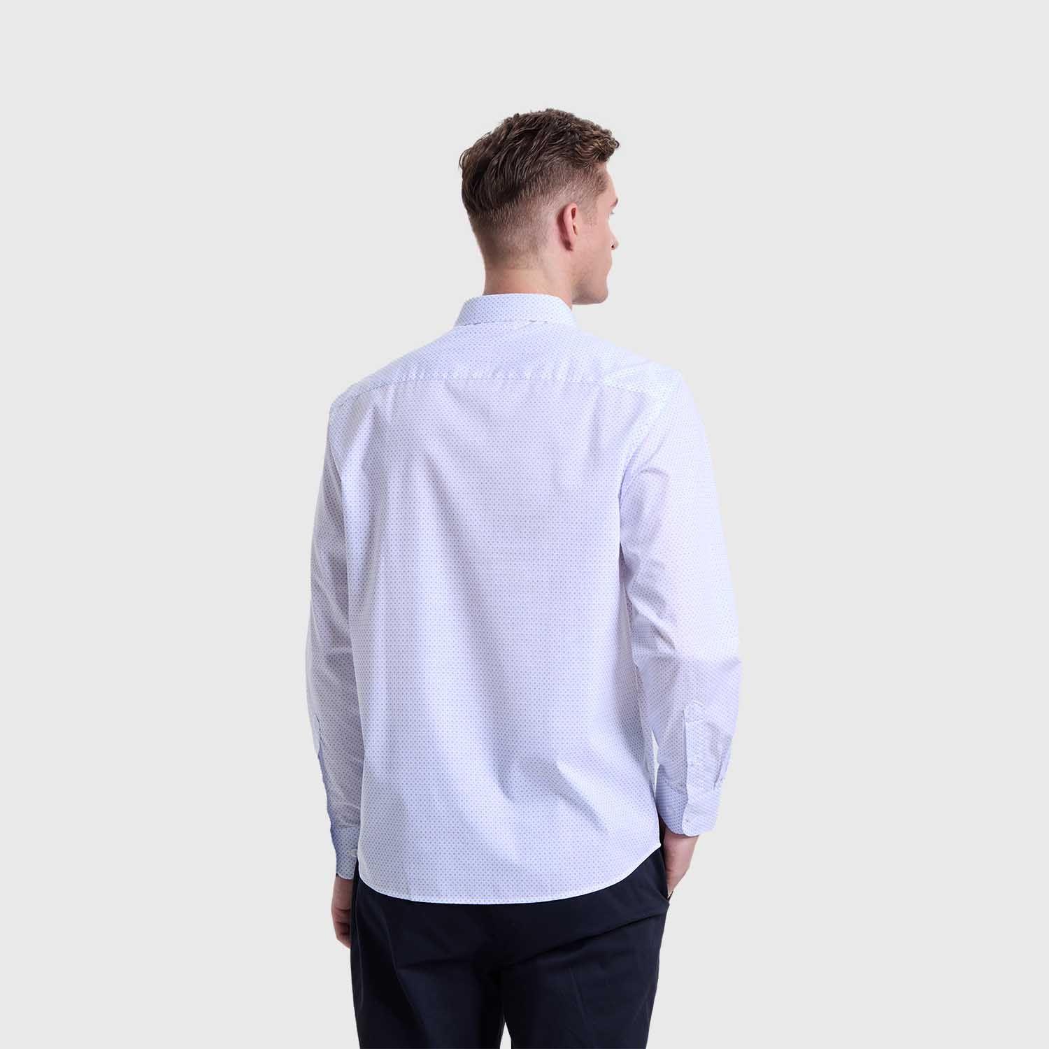 Camisa Hombre Fantasía Azul Fashions Park-2