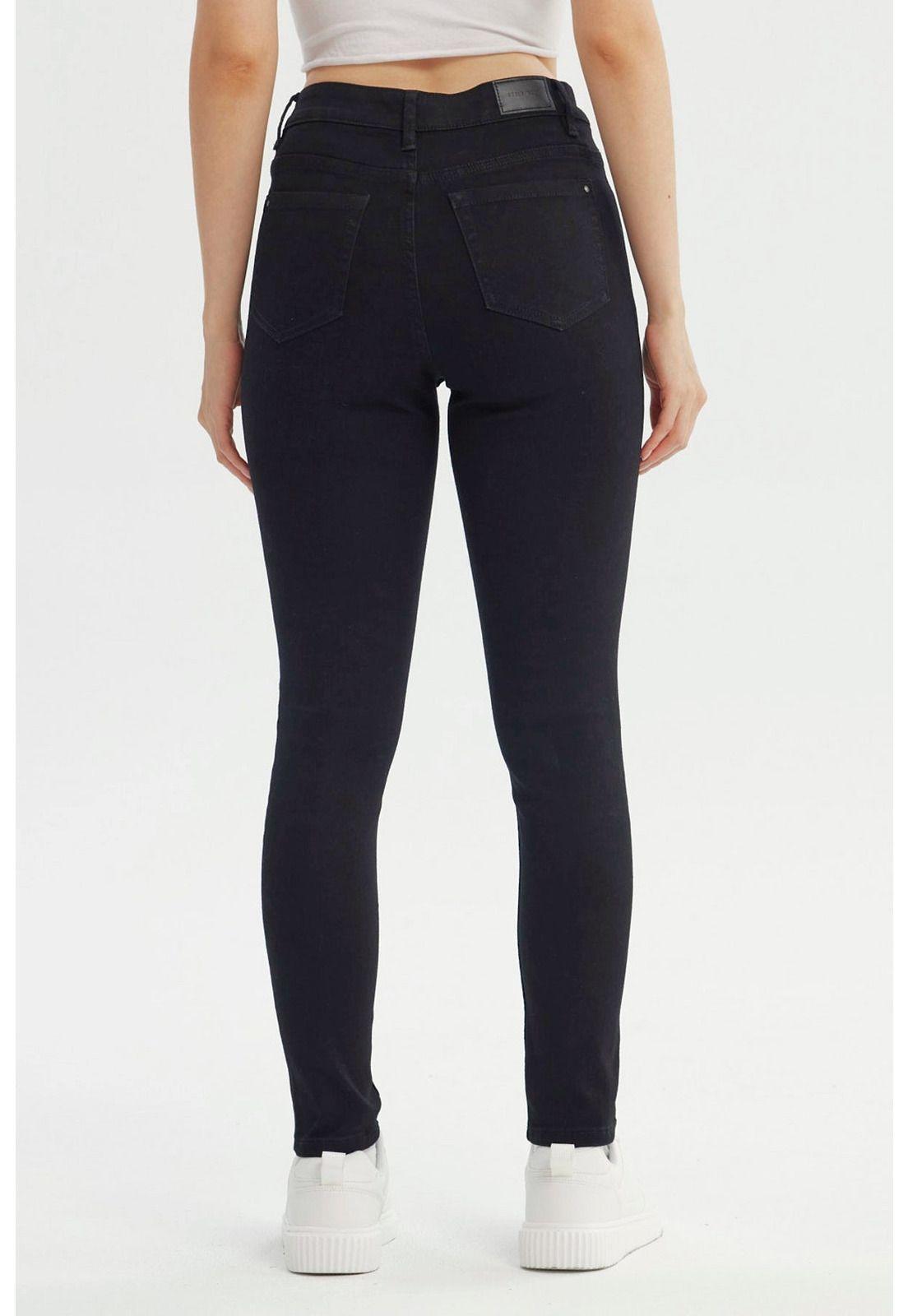 Jeans Mujer Super Skinny Negro-2