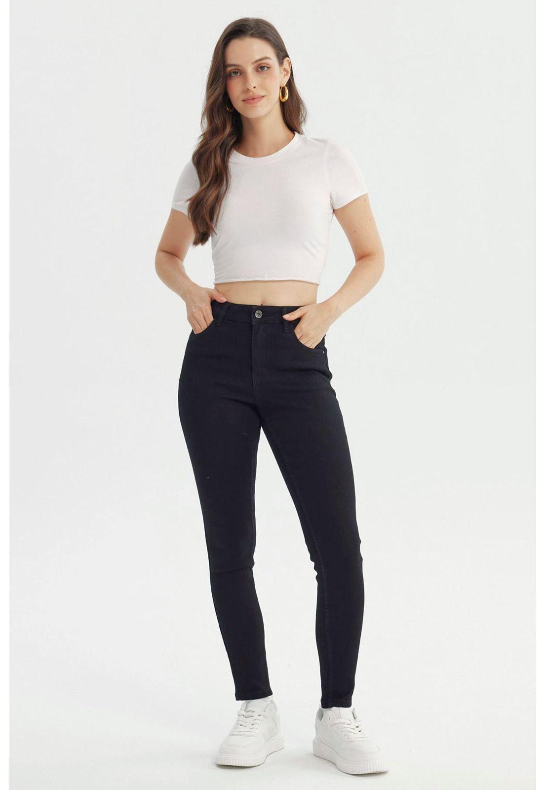 Jeans Mujer Super Skinny Negro-3