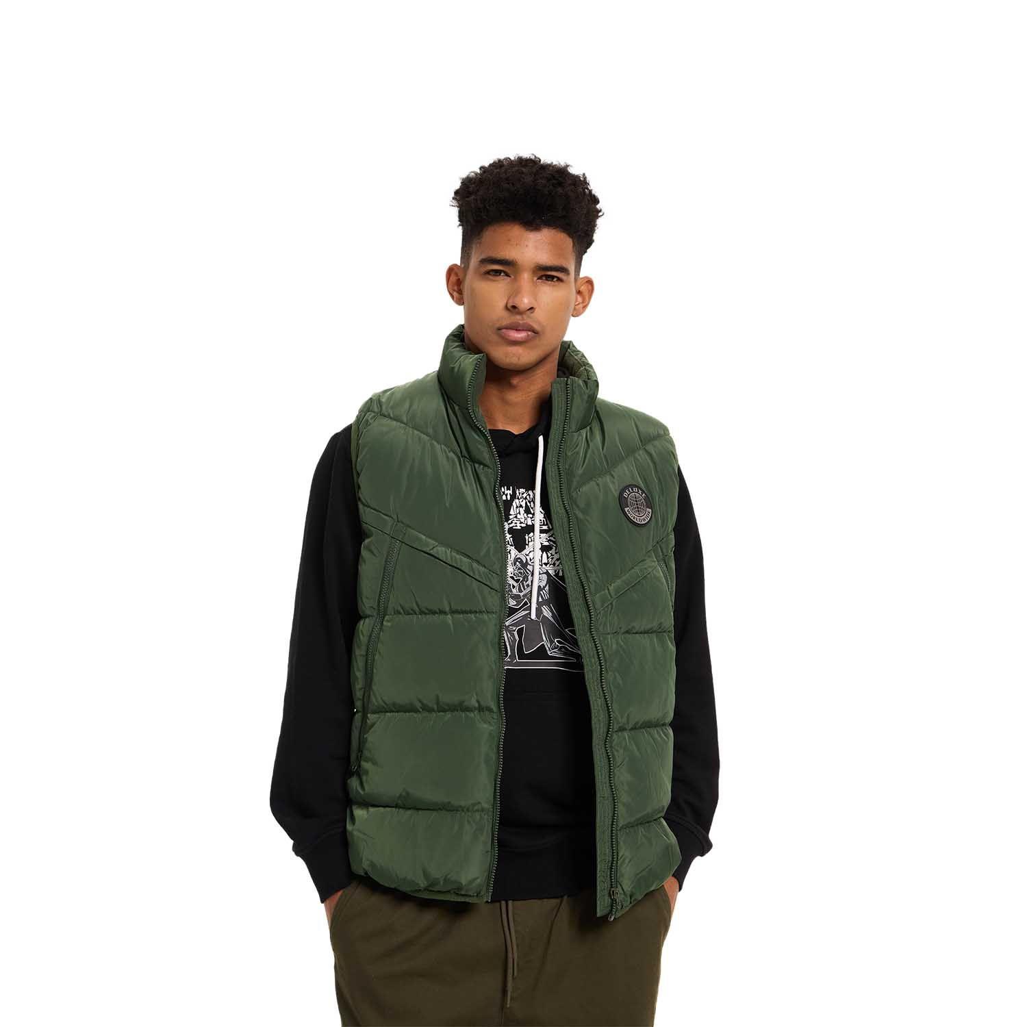 Parka Hombre Full Zipper Con Bolsillo Verde Fashion's Park-0