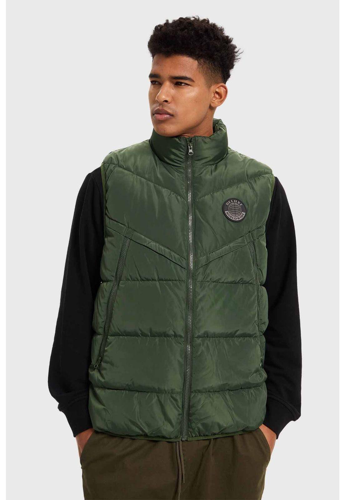 Parka Hombre Con Bolsillo Verde-1