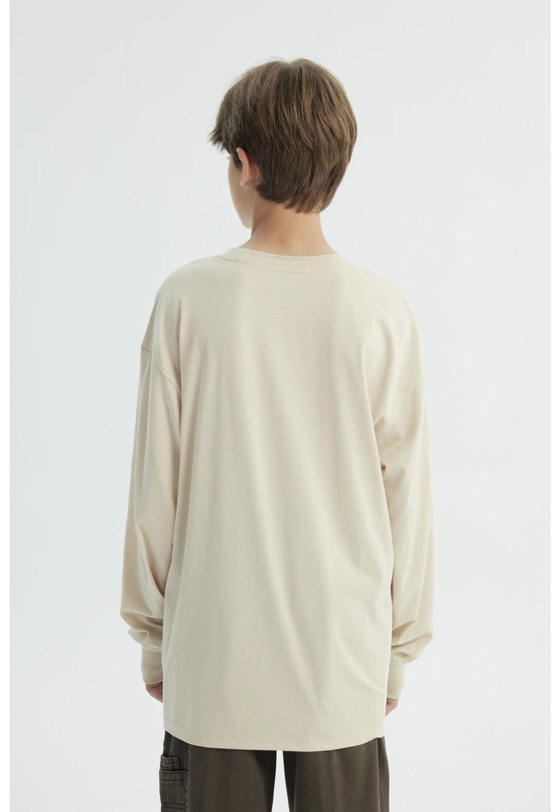 Polera Niño Oversize Crudo-2