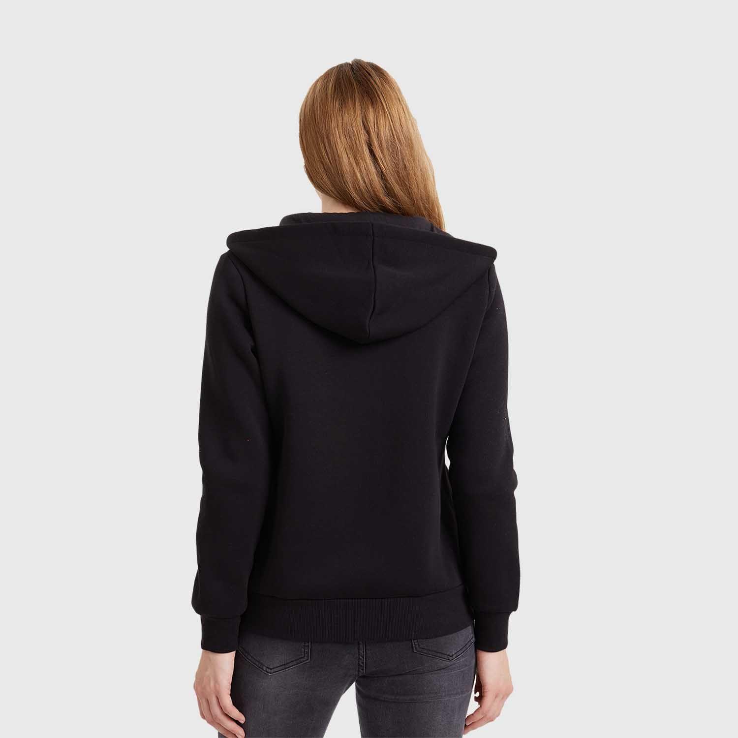 Polerón Mujer Hoodie Negro Fashion´s Park-2