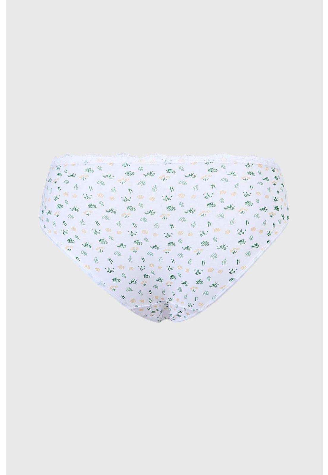 Calzón Niña Pantaleta Teens Detalle Cinta Blanco-1