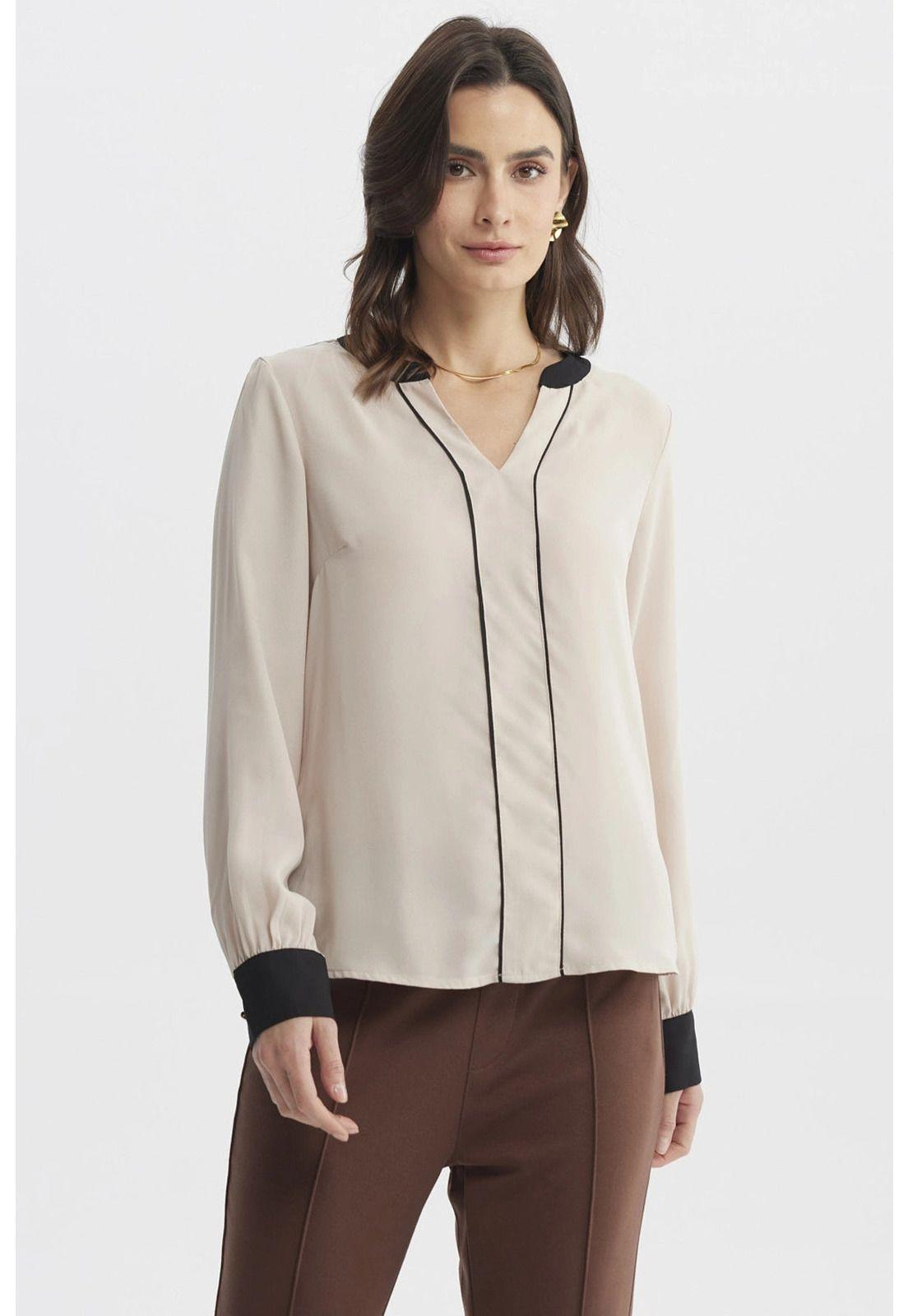 Blusa Mujer New Beige-0
