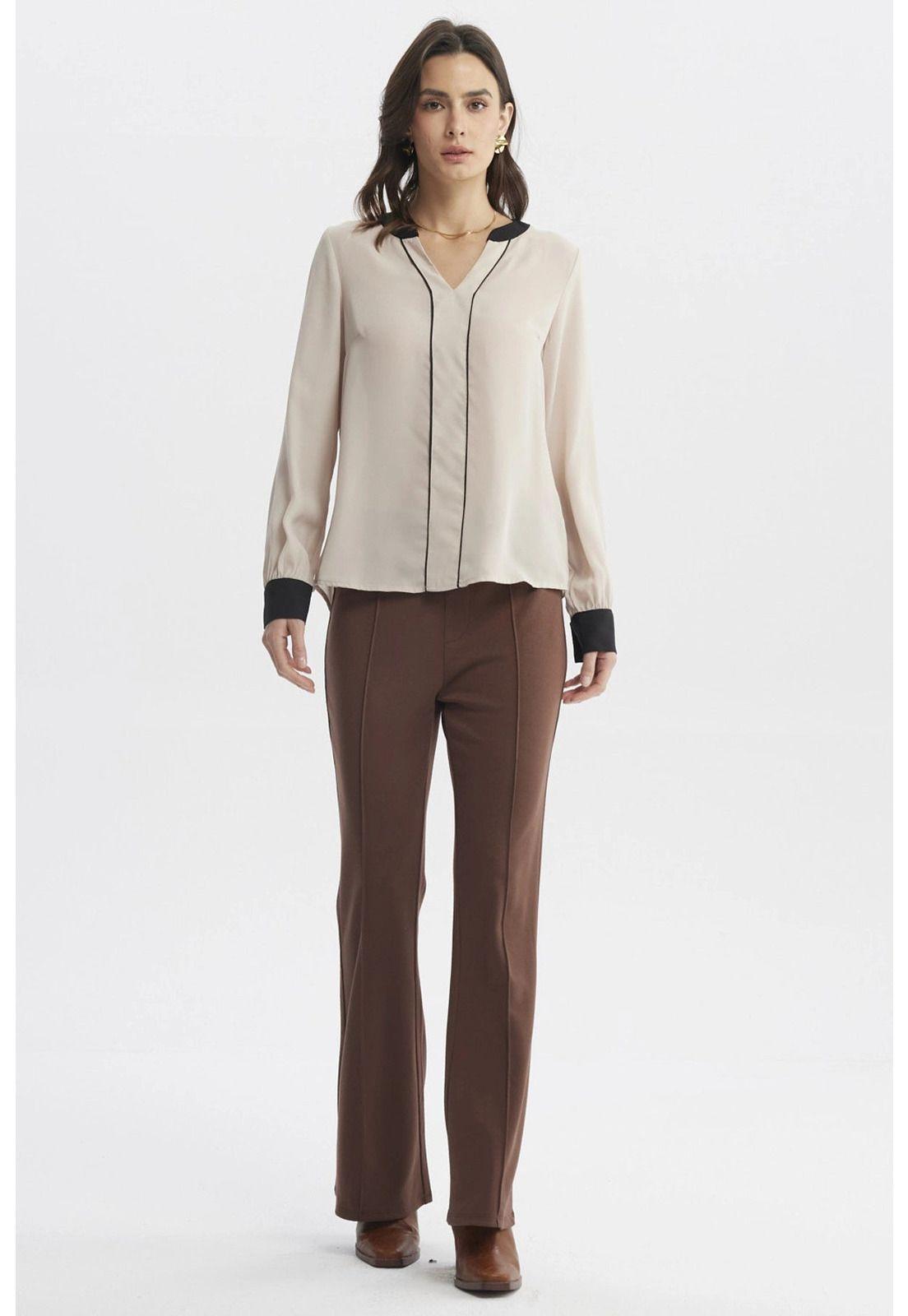 Blusa Mujer New Beige-3