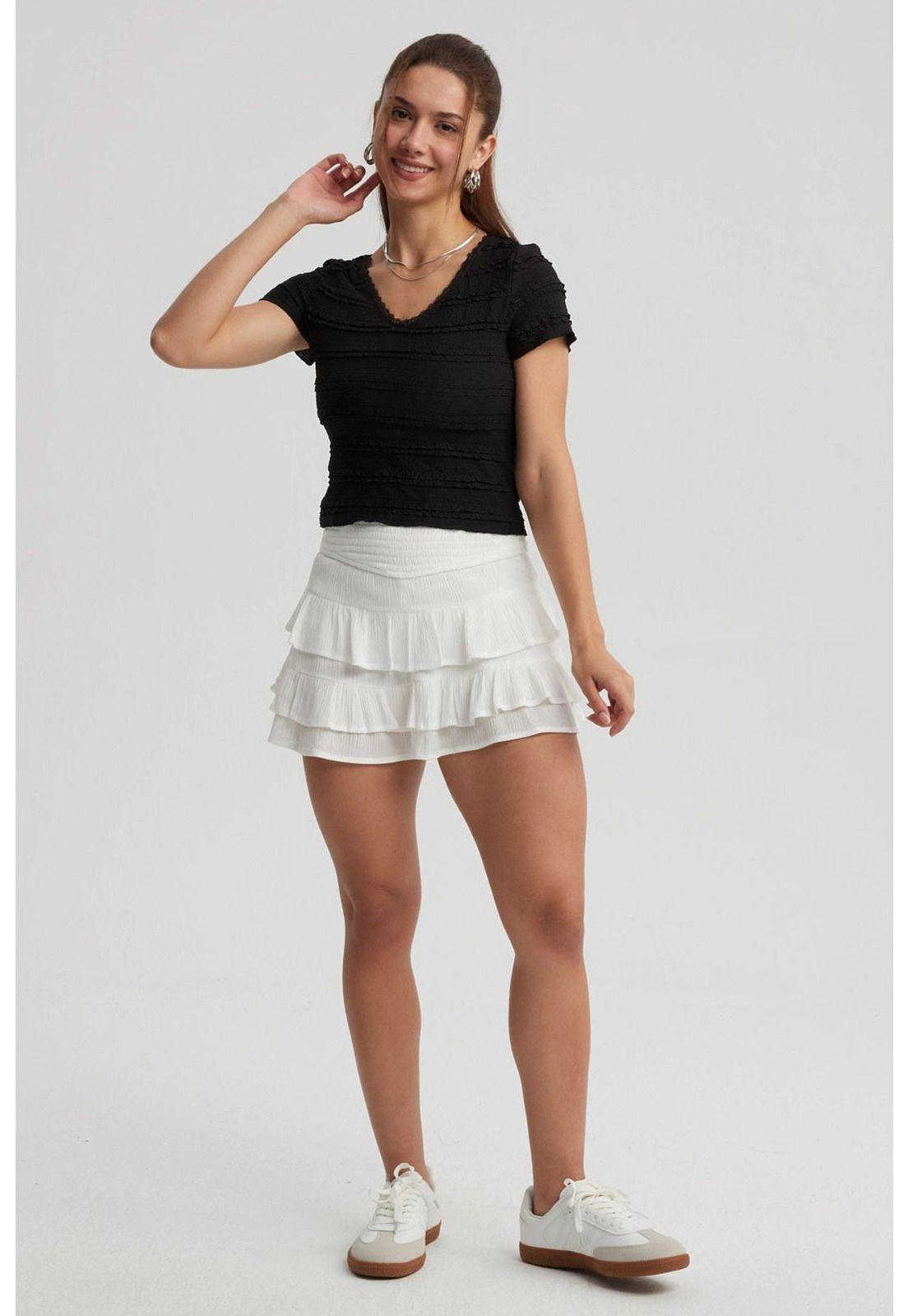 Polera Mujer Texturas Negro-3