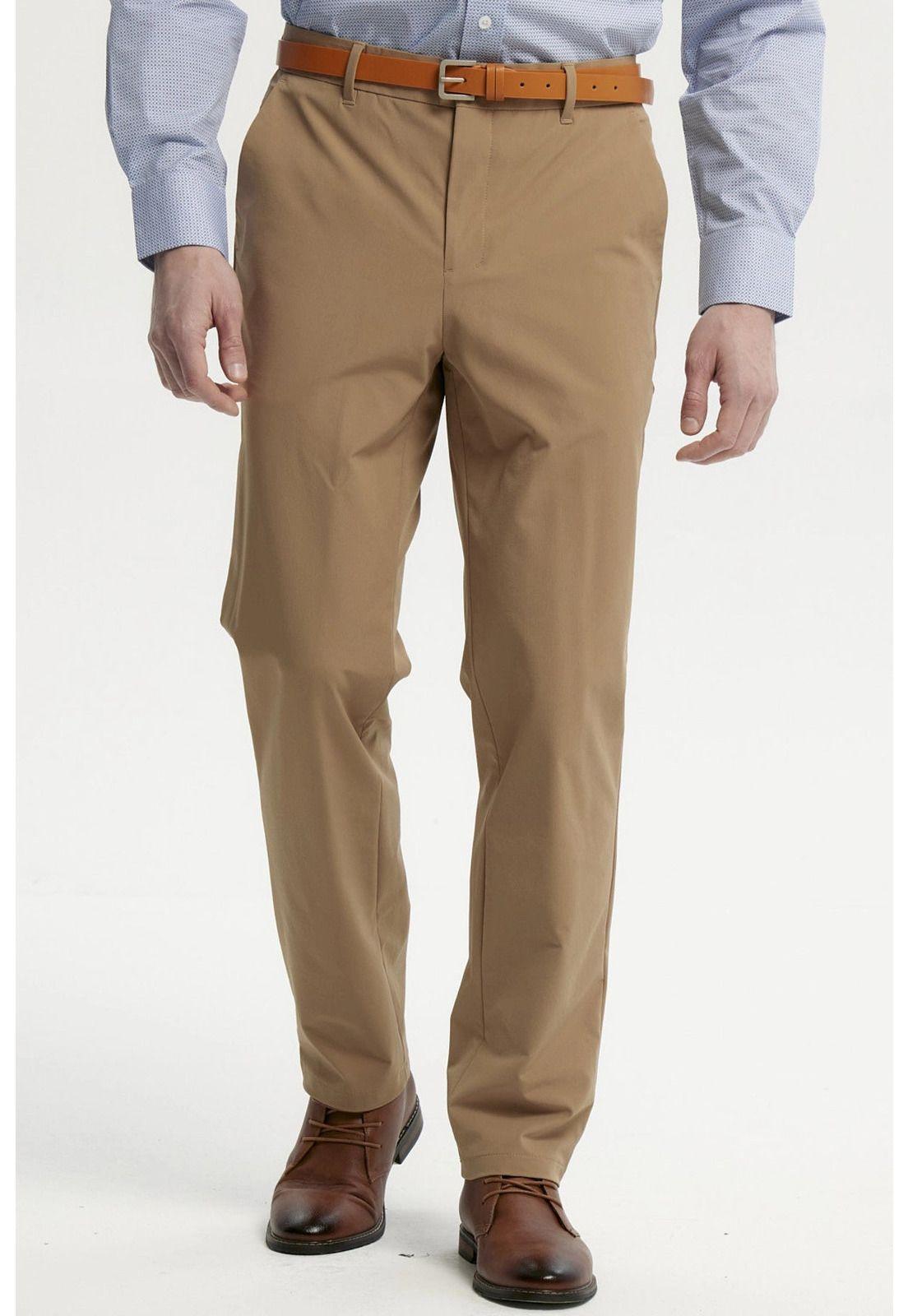 Pantalón Hombre Slim Camel-0