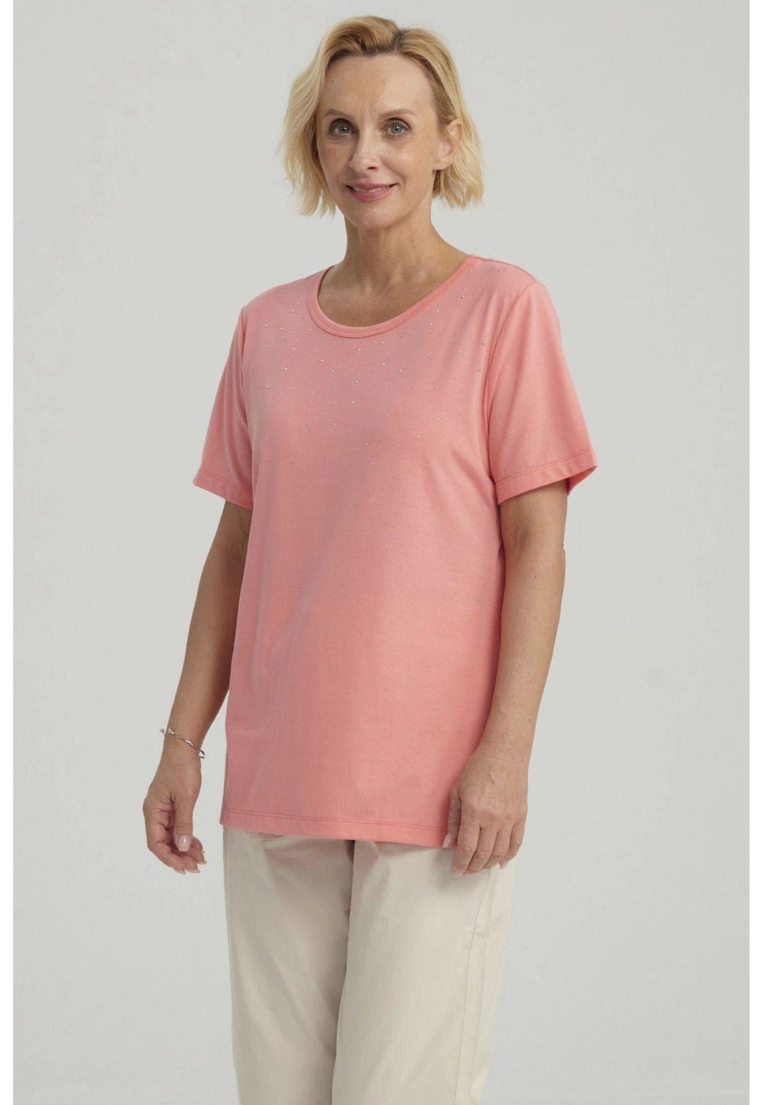 Polera Mujer Con Tachas Sandía-3