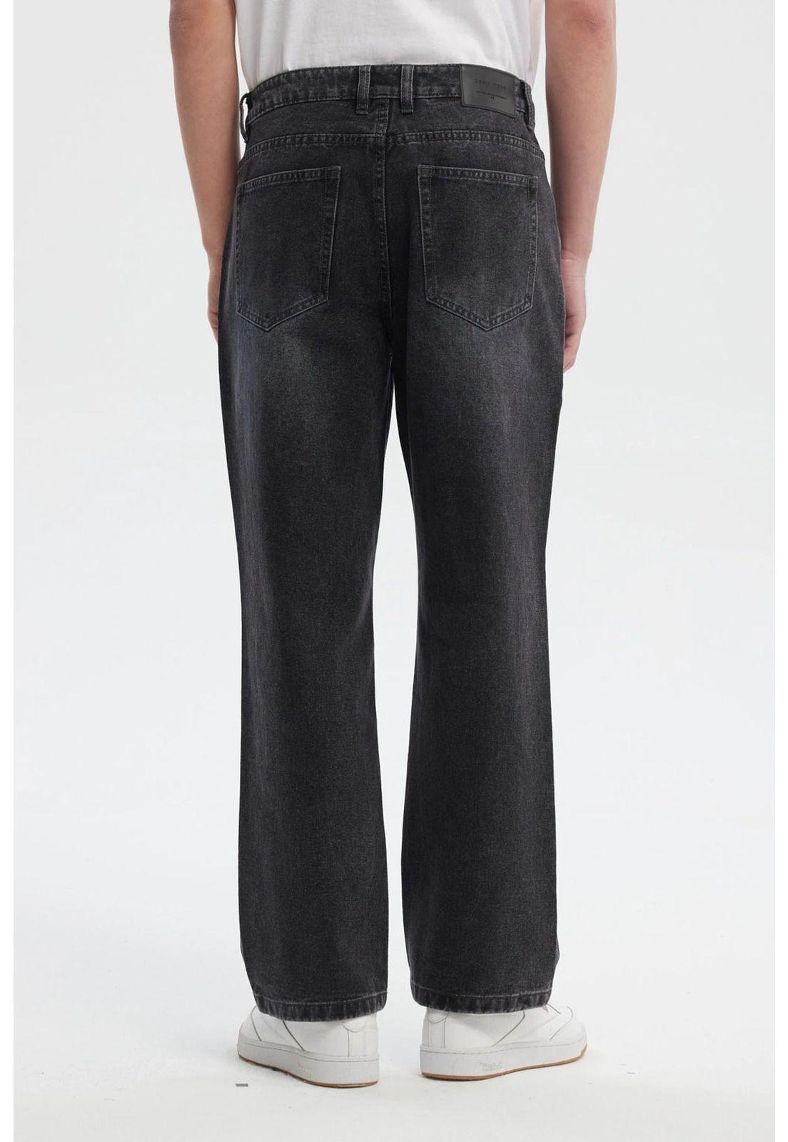 Jeans Hombre Straight Gris-2