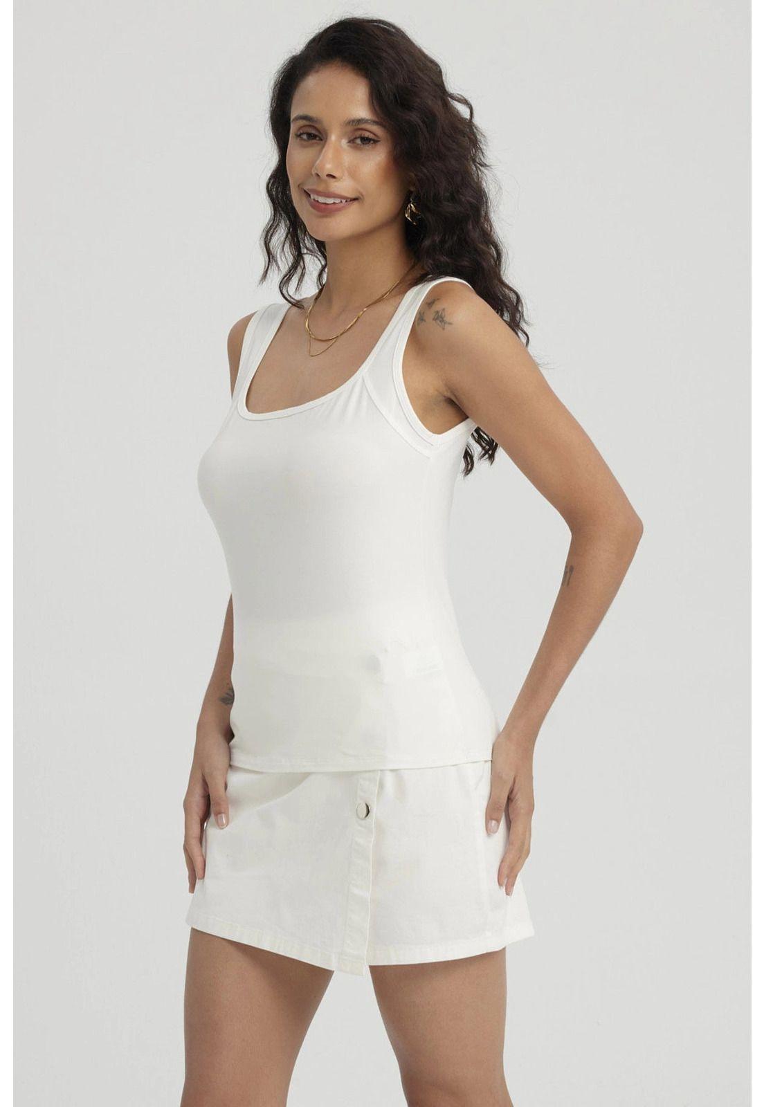 Polera Mujer Bipack Lisa Crudo-7