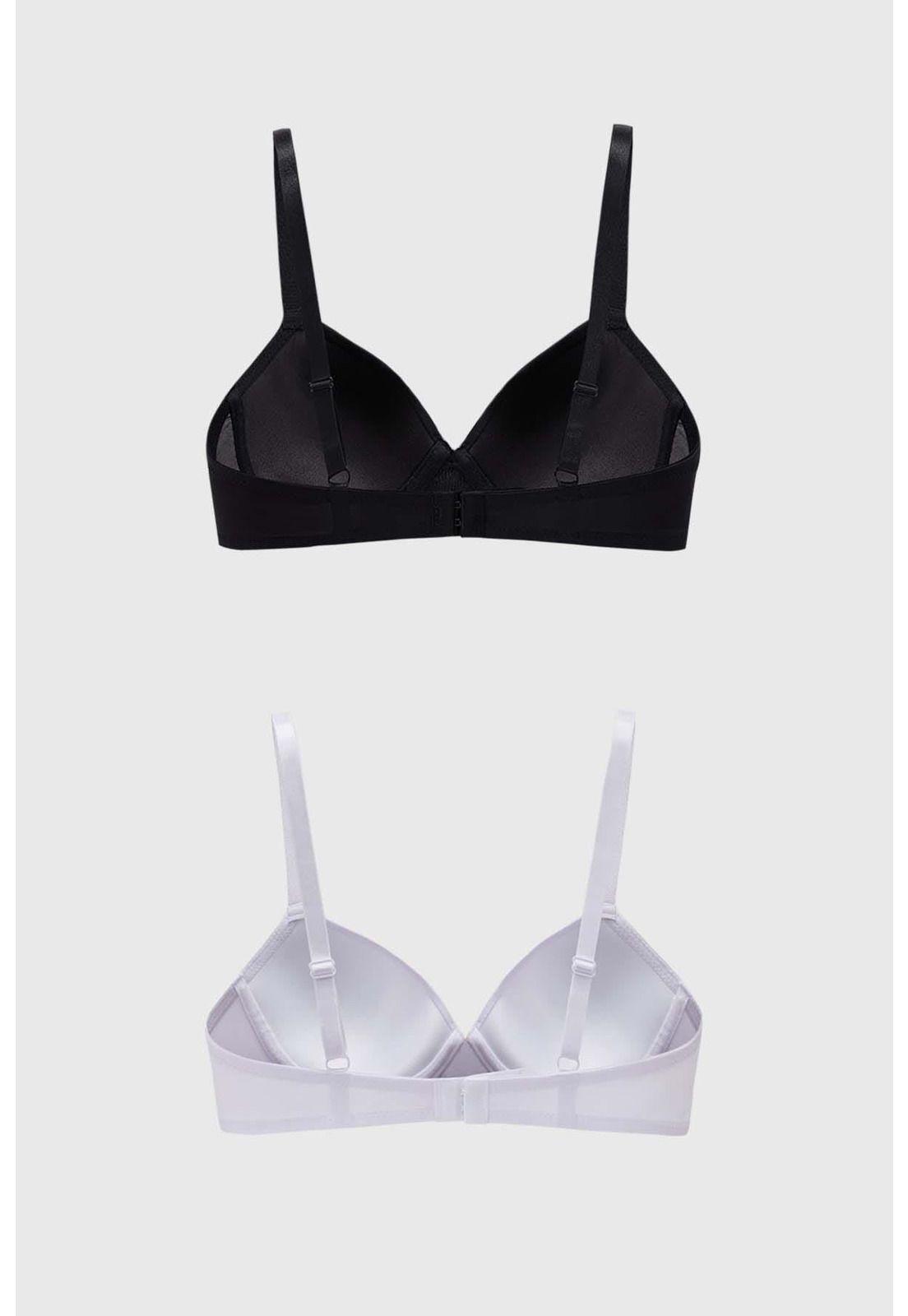 Sostén Mujer Bipack Básico Negro-1